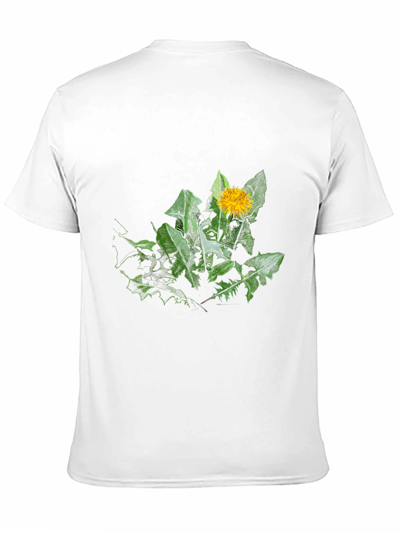 Dandelion Graphic Black T-Shirt