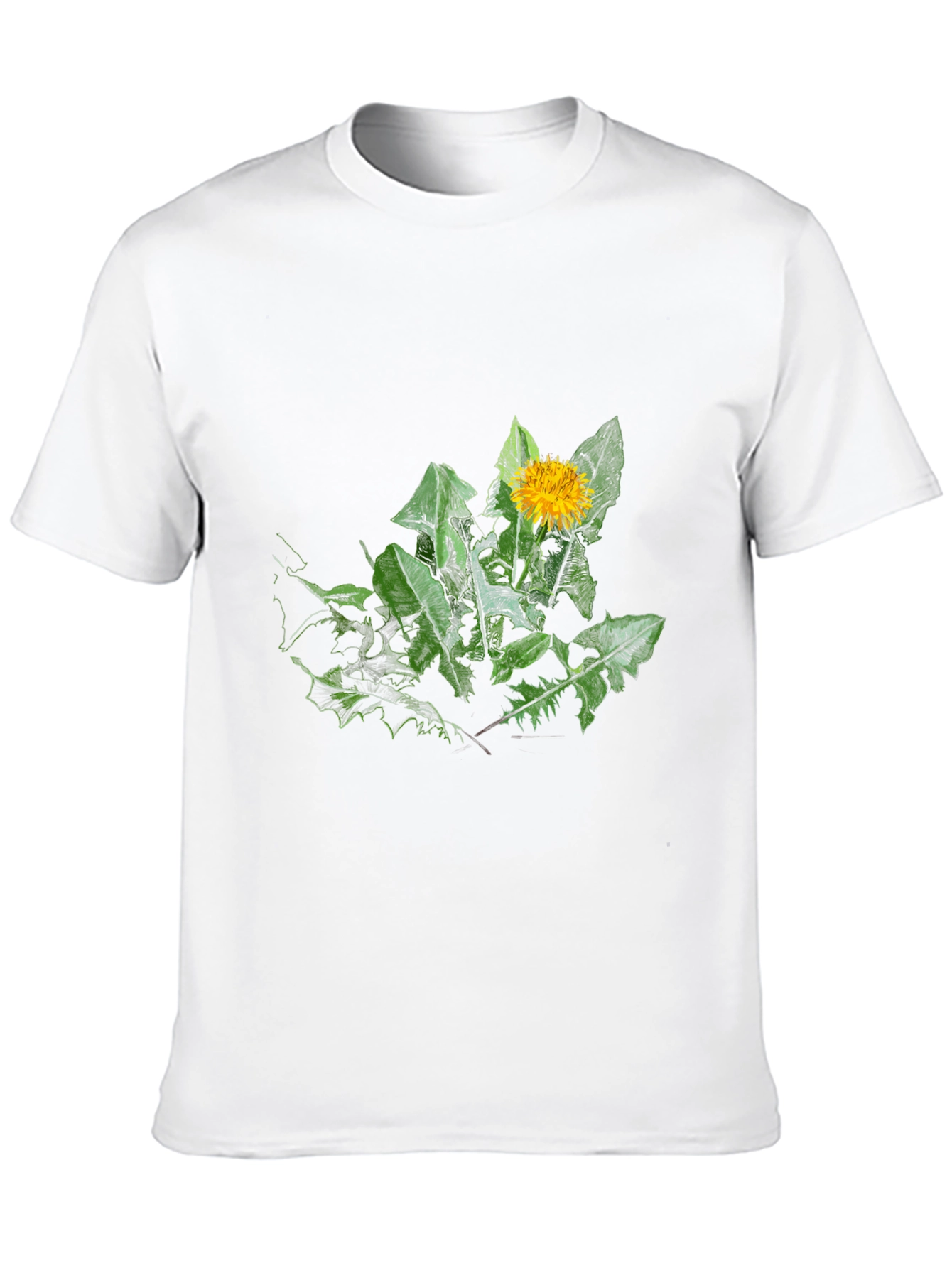 Dandelion Graphic Black T-Shirt