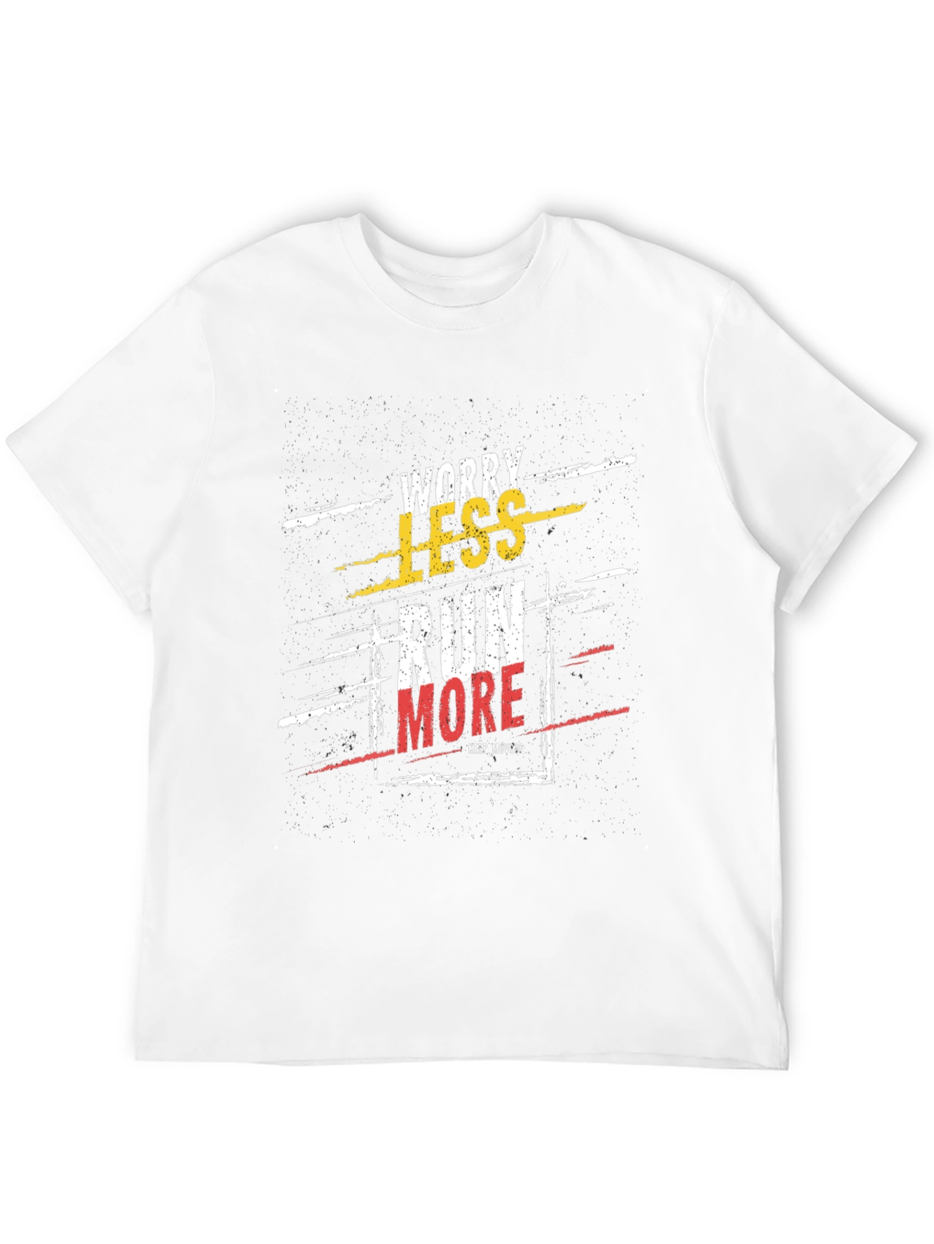 Worry Less Run More Graphic T-Shirt