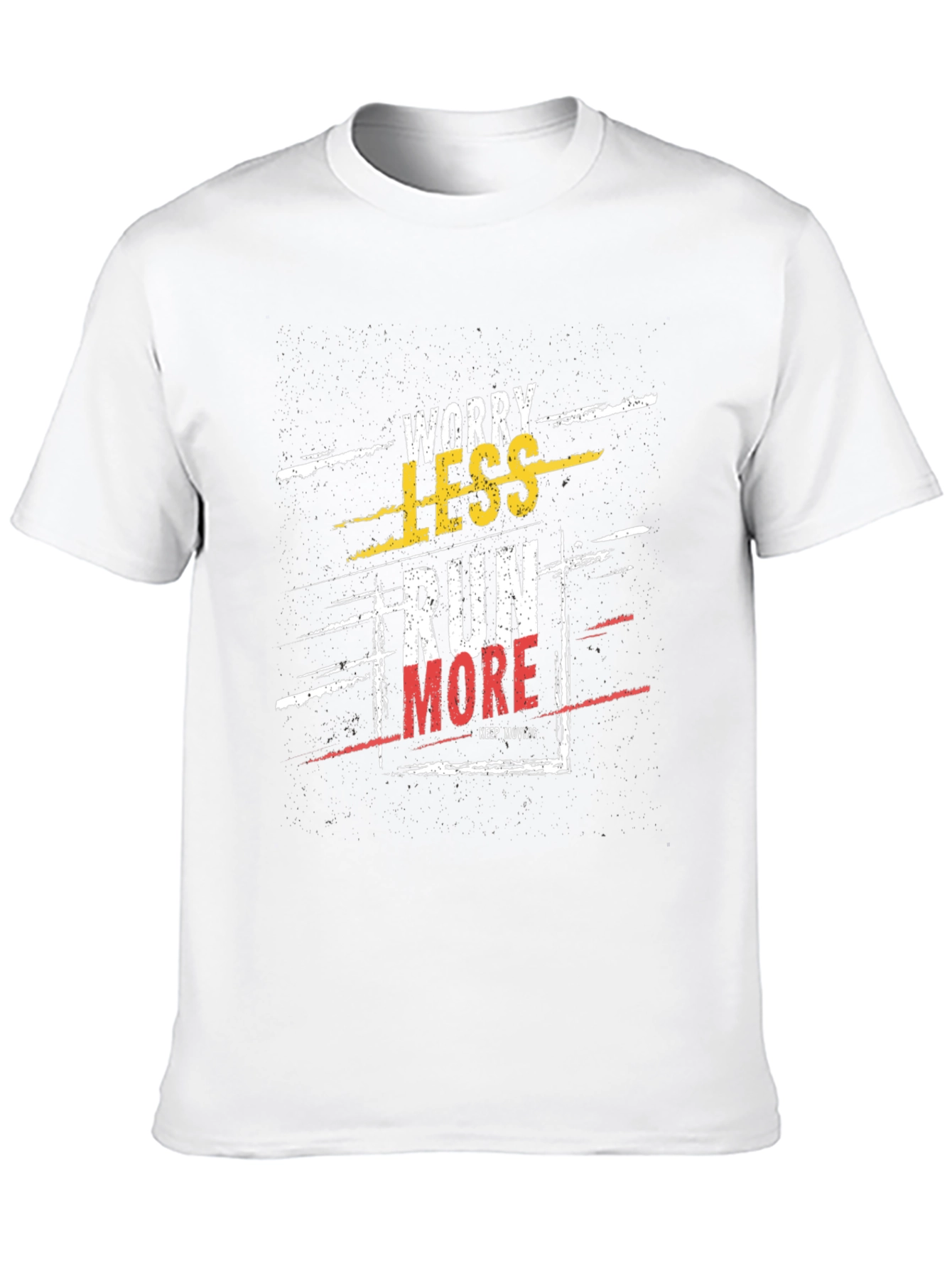 Worry Less Run More Graphic T-Shirt