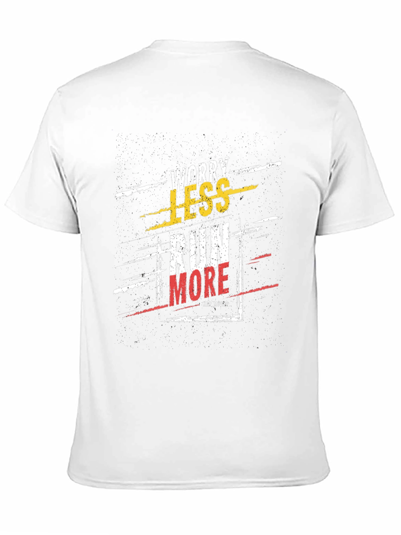Worry Less Run More Graphic T-Shirt