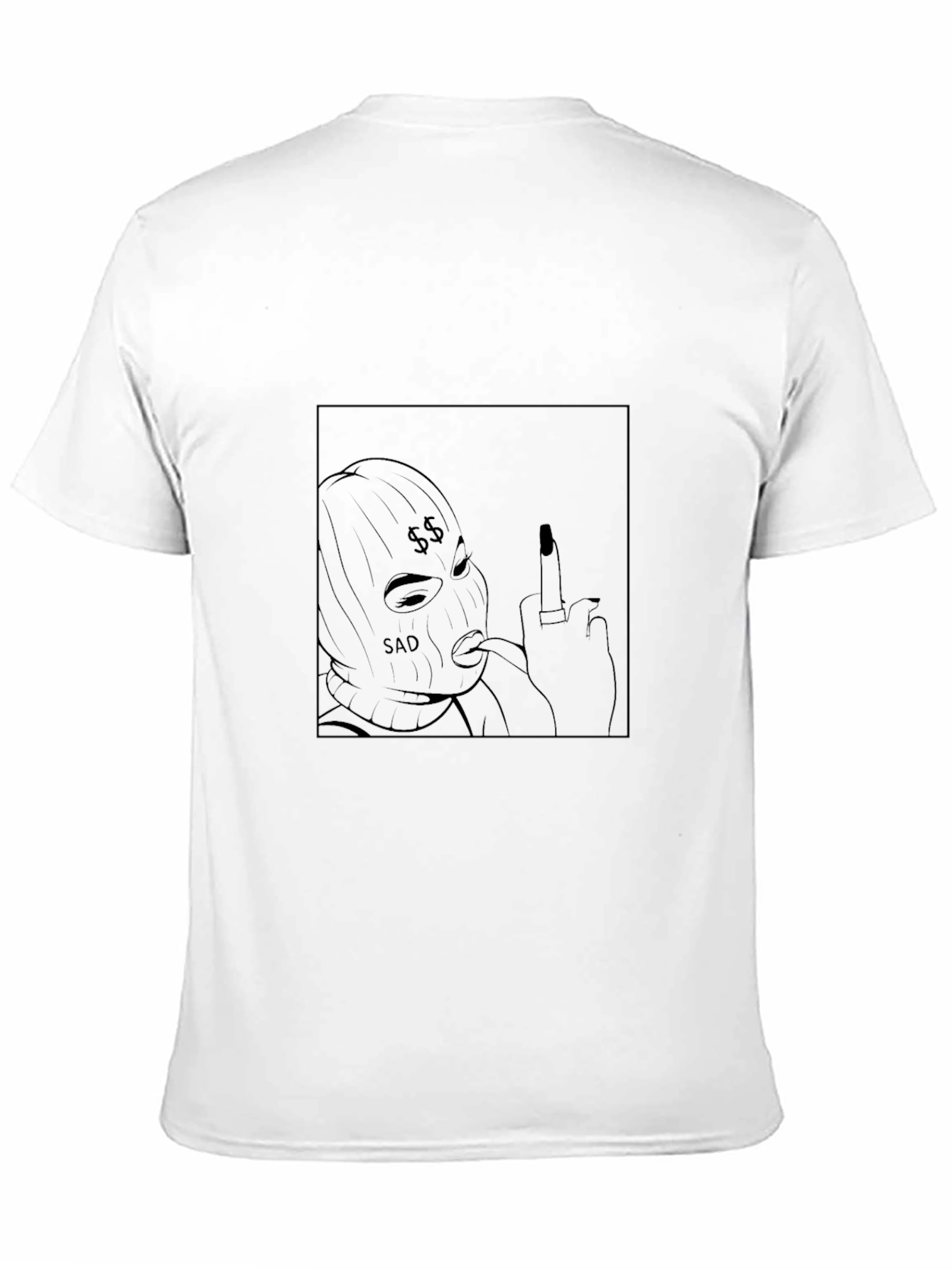 Black Graphic T-Shirt - SAD Design
