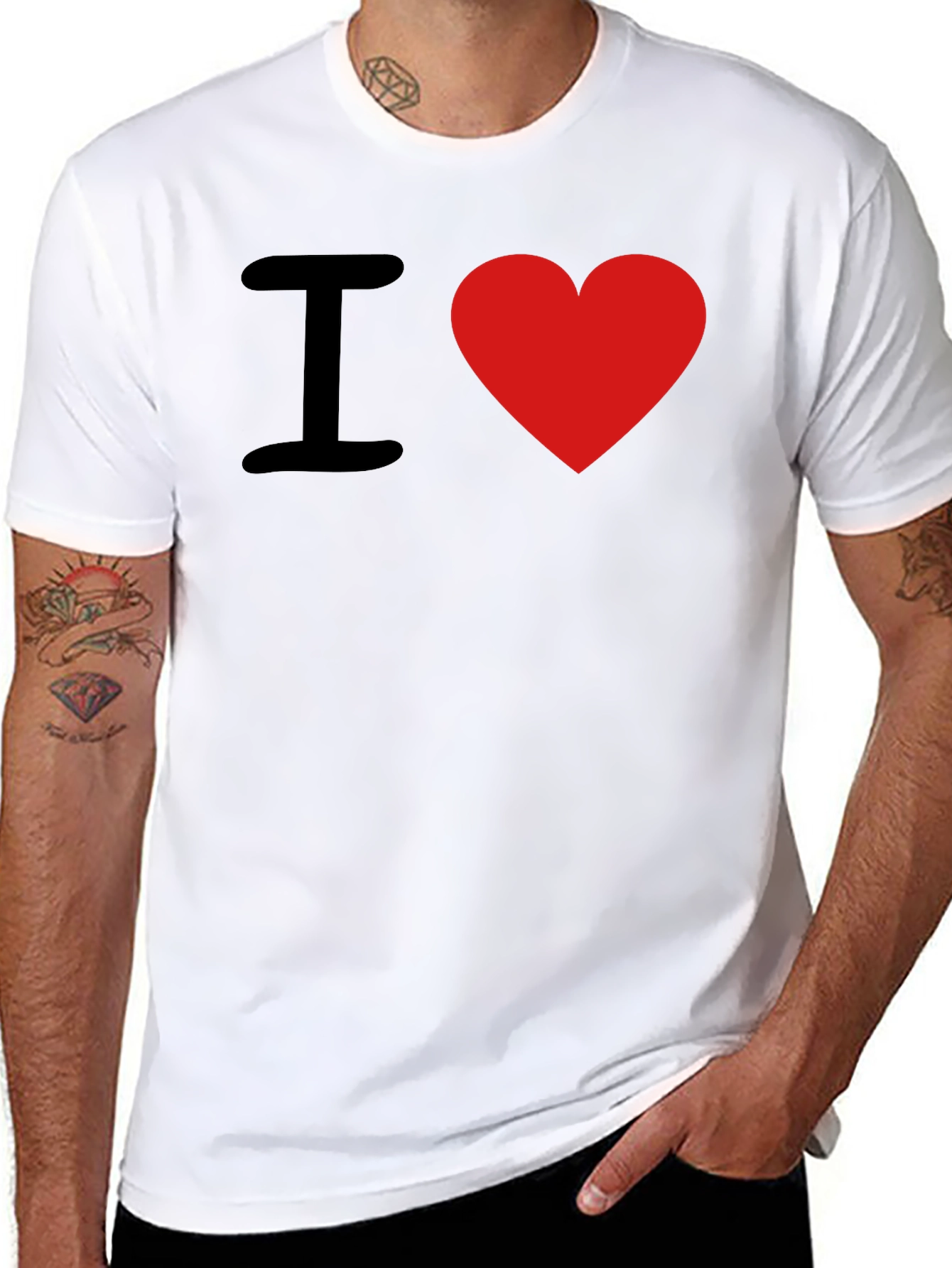 I Heart Black T-Shirt