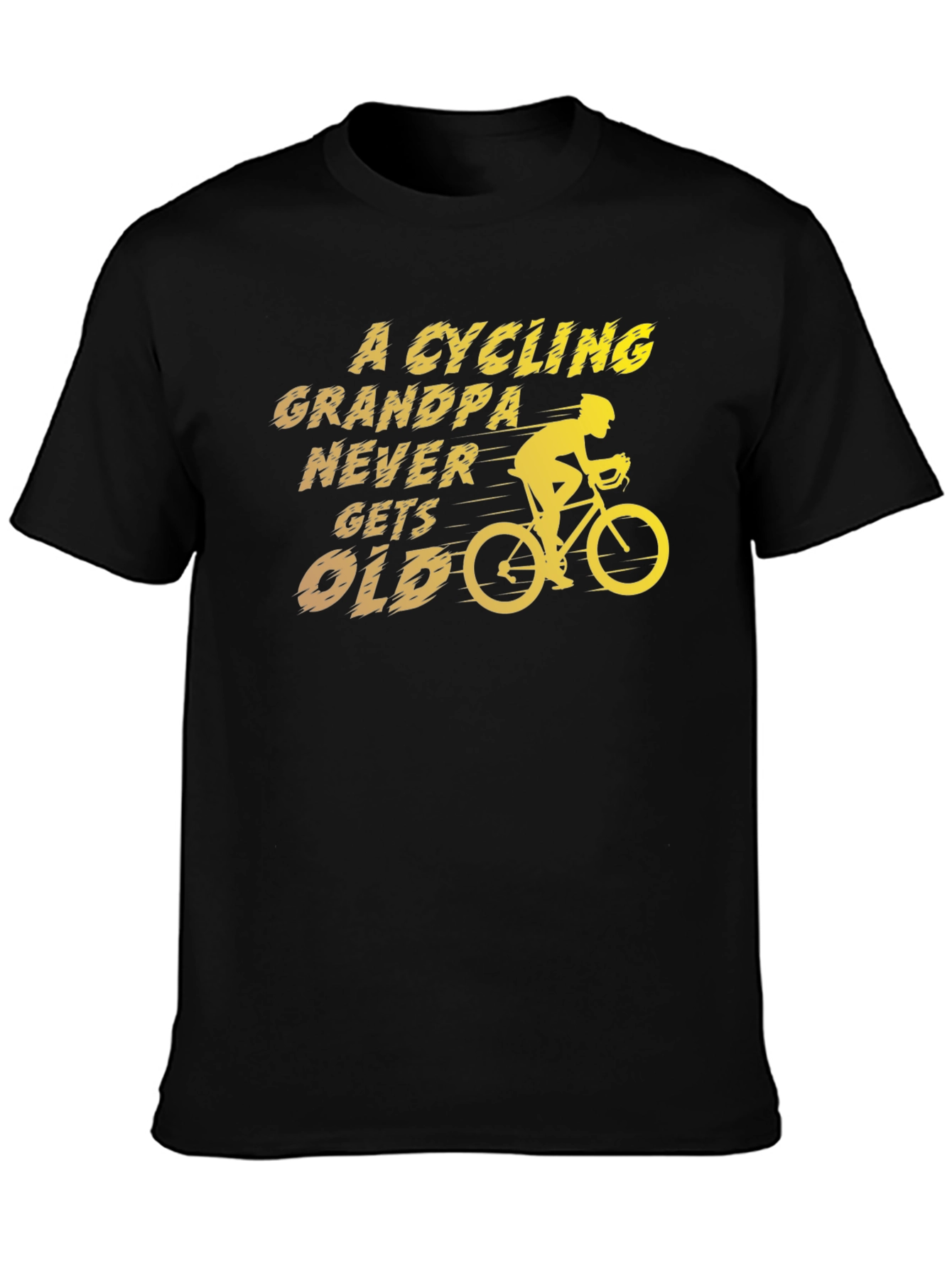 Cycling Grandpa T-Shirt - Never Gets Old
