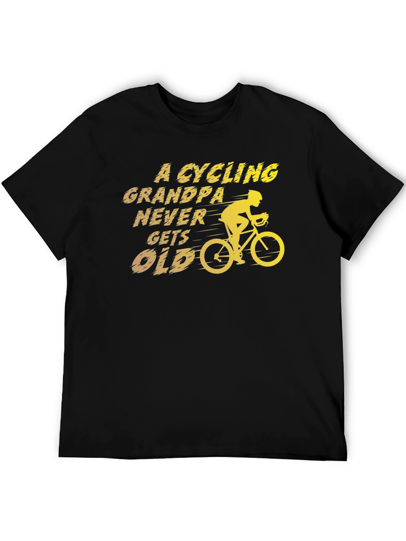Cycling Grandpa T-Shirt - Never Gets Old