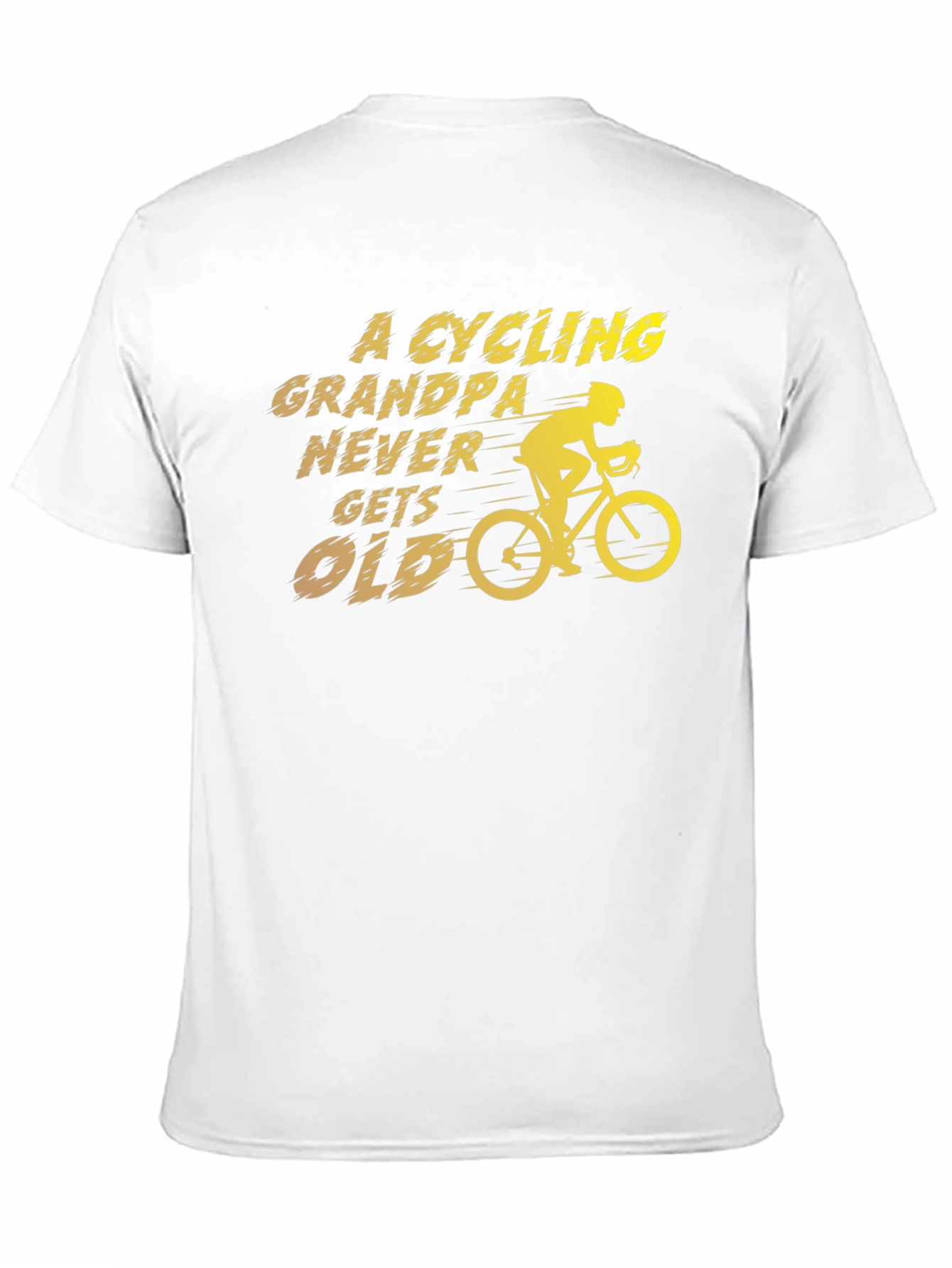 Cycling Grandpa T-Shirt - Never Gets Old