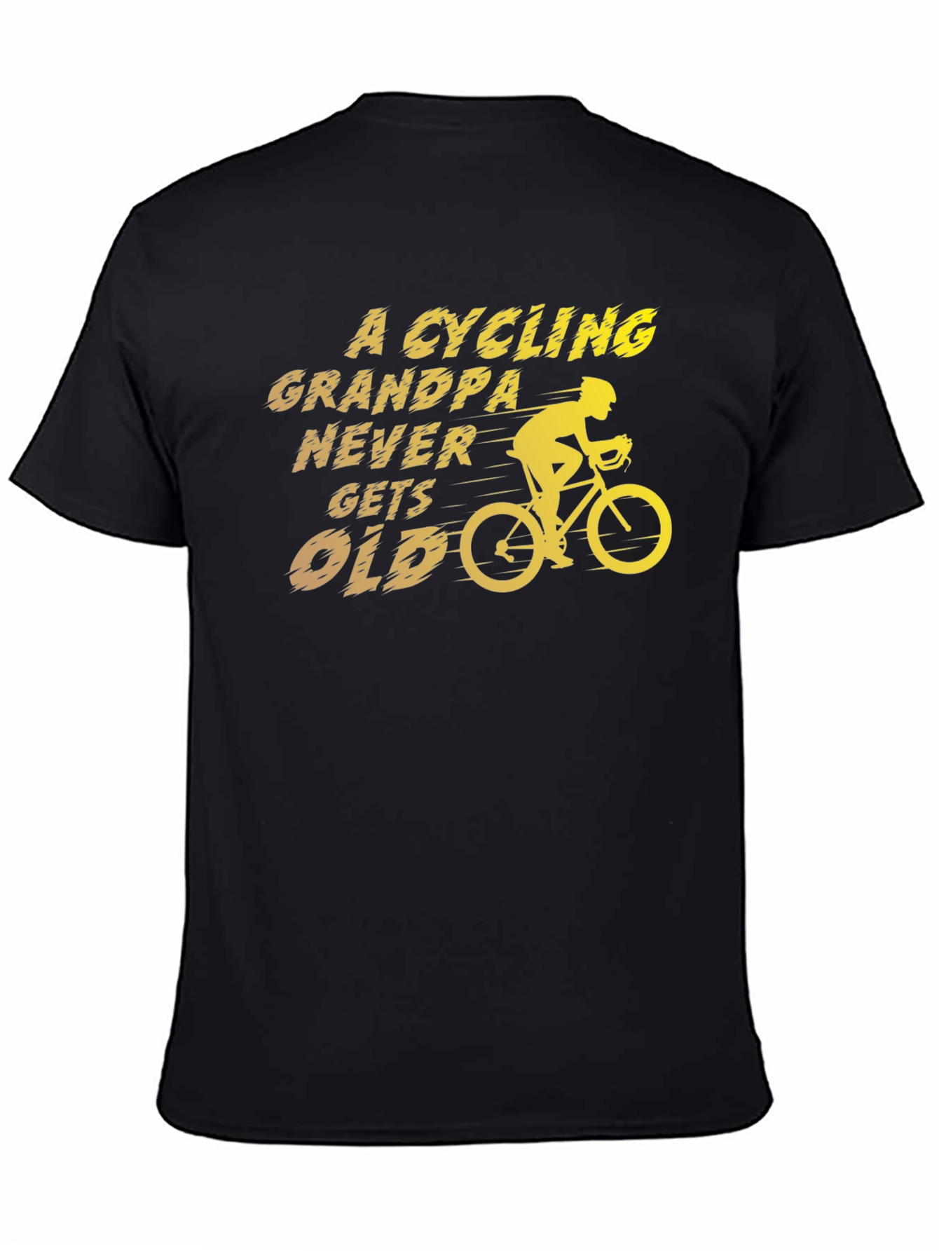 Cycling Grandpa T-Shirt - Never Gets Old
