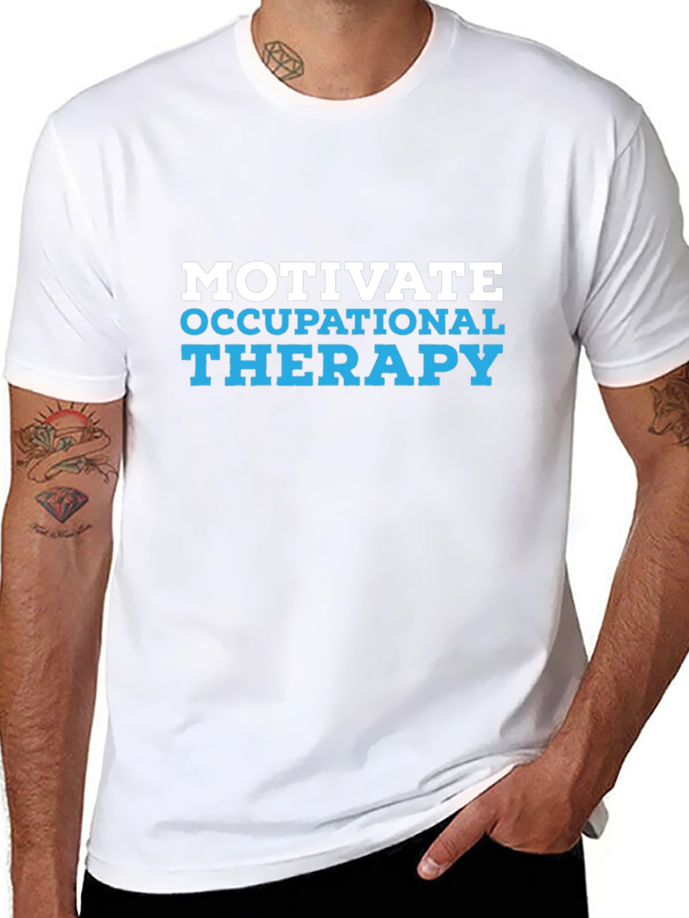 Motivate Occupational Therapy Black T-Shirt