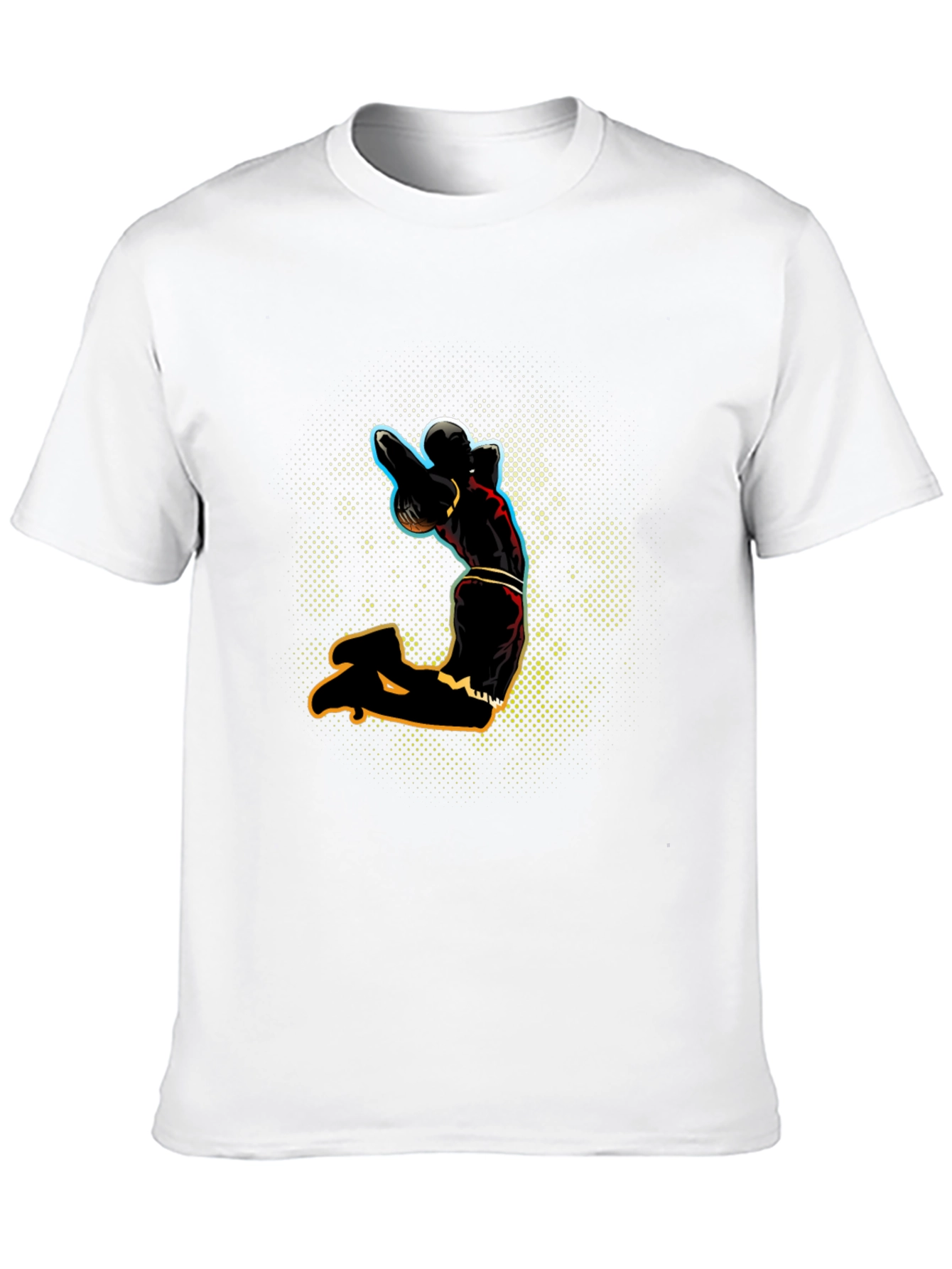 Black T-Shirt with Sport Graphic