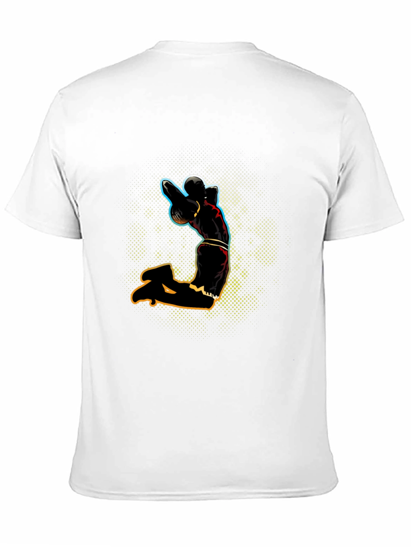 Black T-Shirt with Sport Graphic