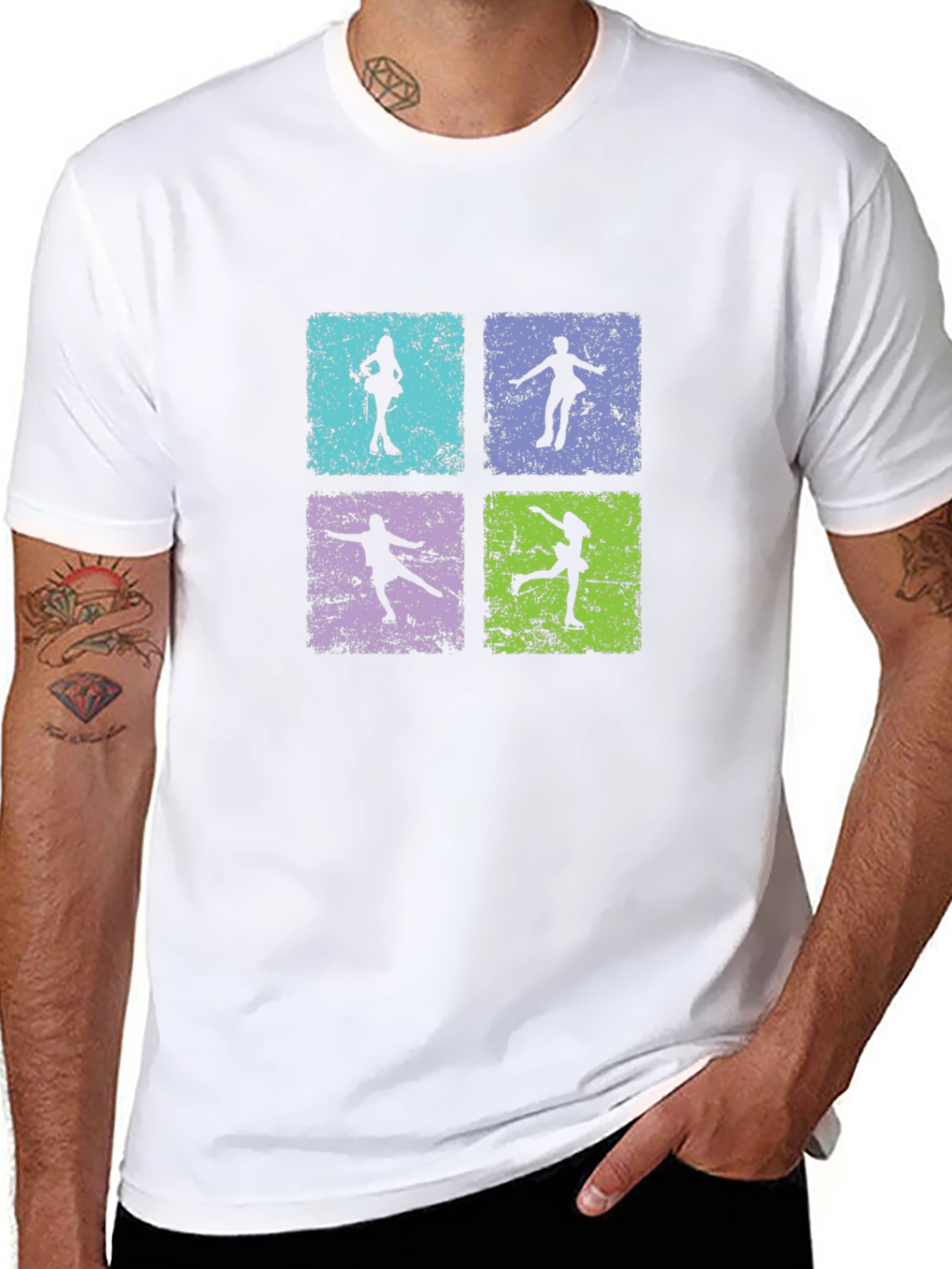 Figure Skating Black T-Shirt