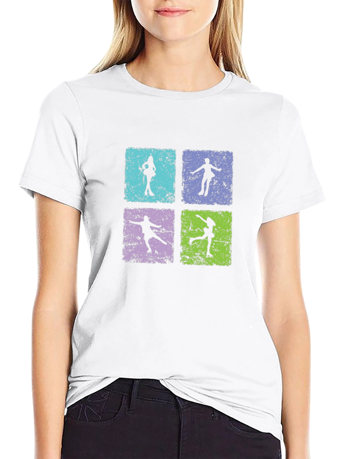Figure Skating Black T-Shirt