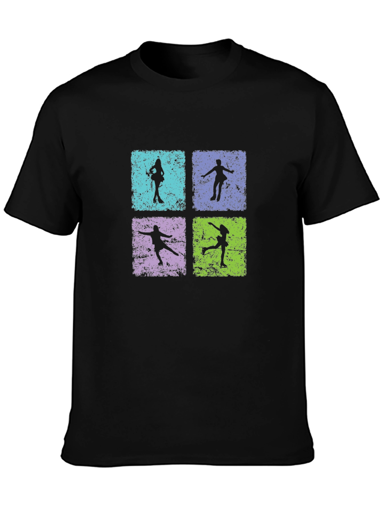 Figure Skating Black T-Shirt