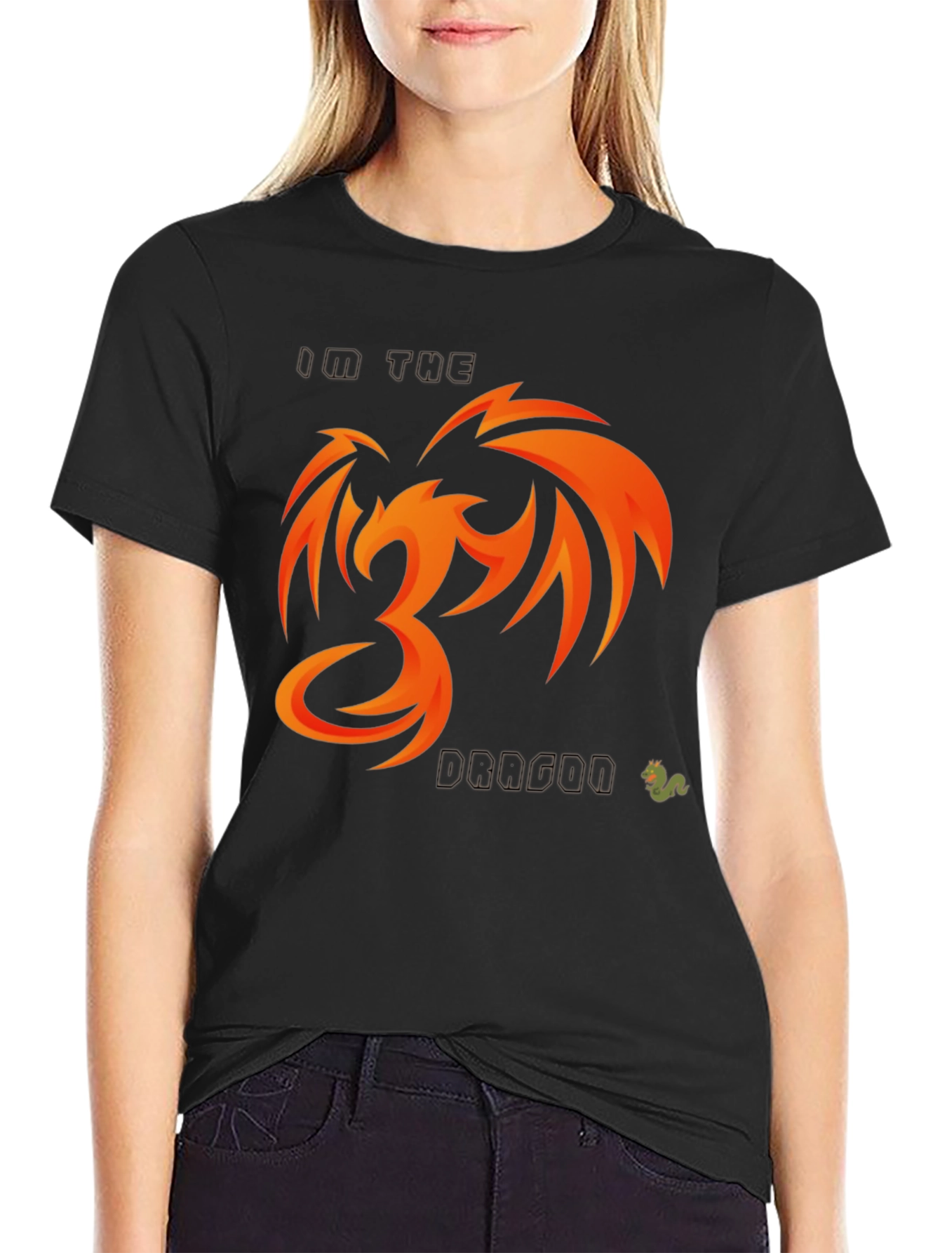Im the Dragon Black T-Shirt