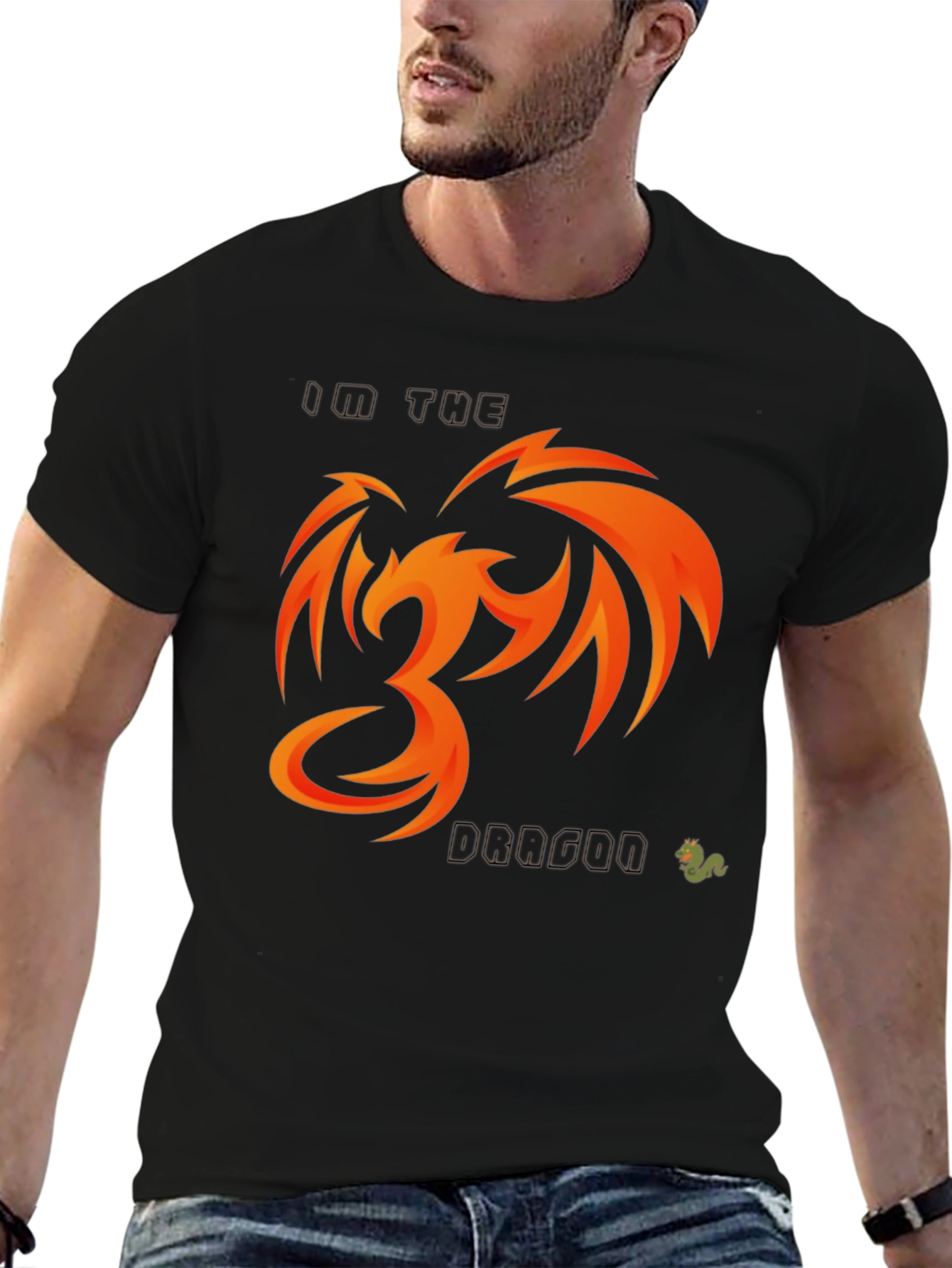 Im the Dragon Black T-Shirt