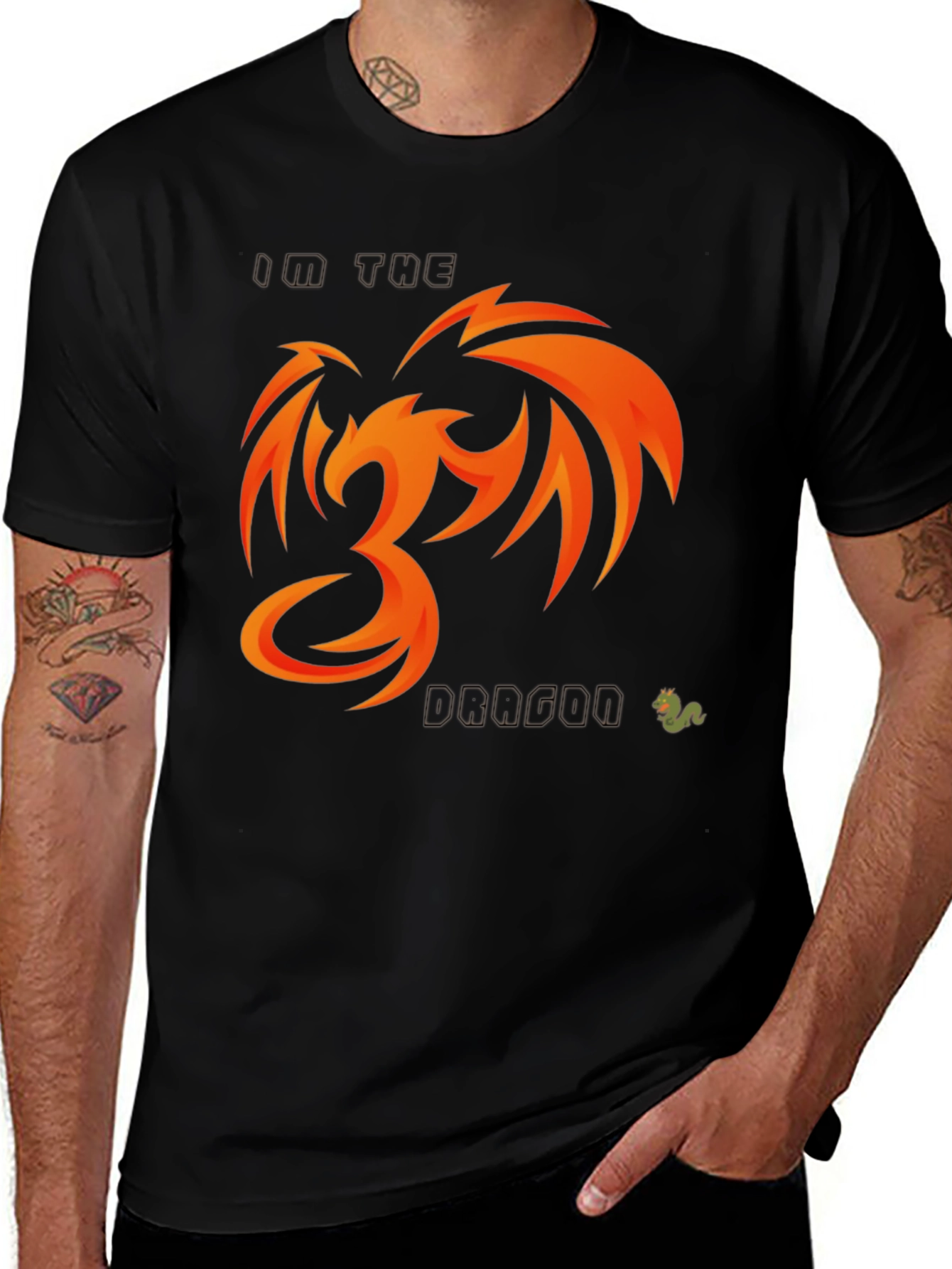 Im the Dragon Black T-Shirt