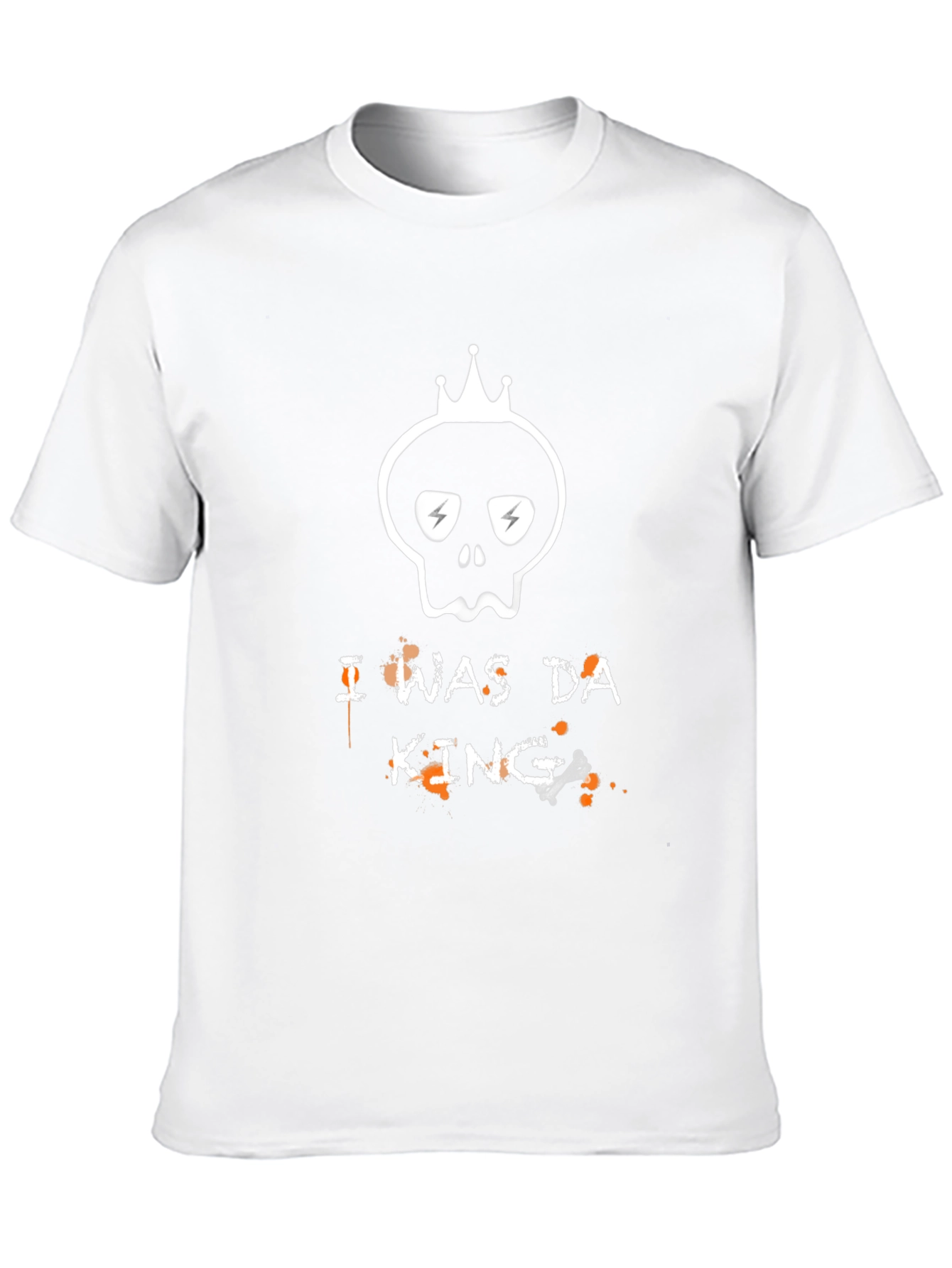 I Was Da King Graphic Tee - Black