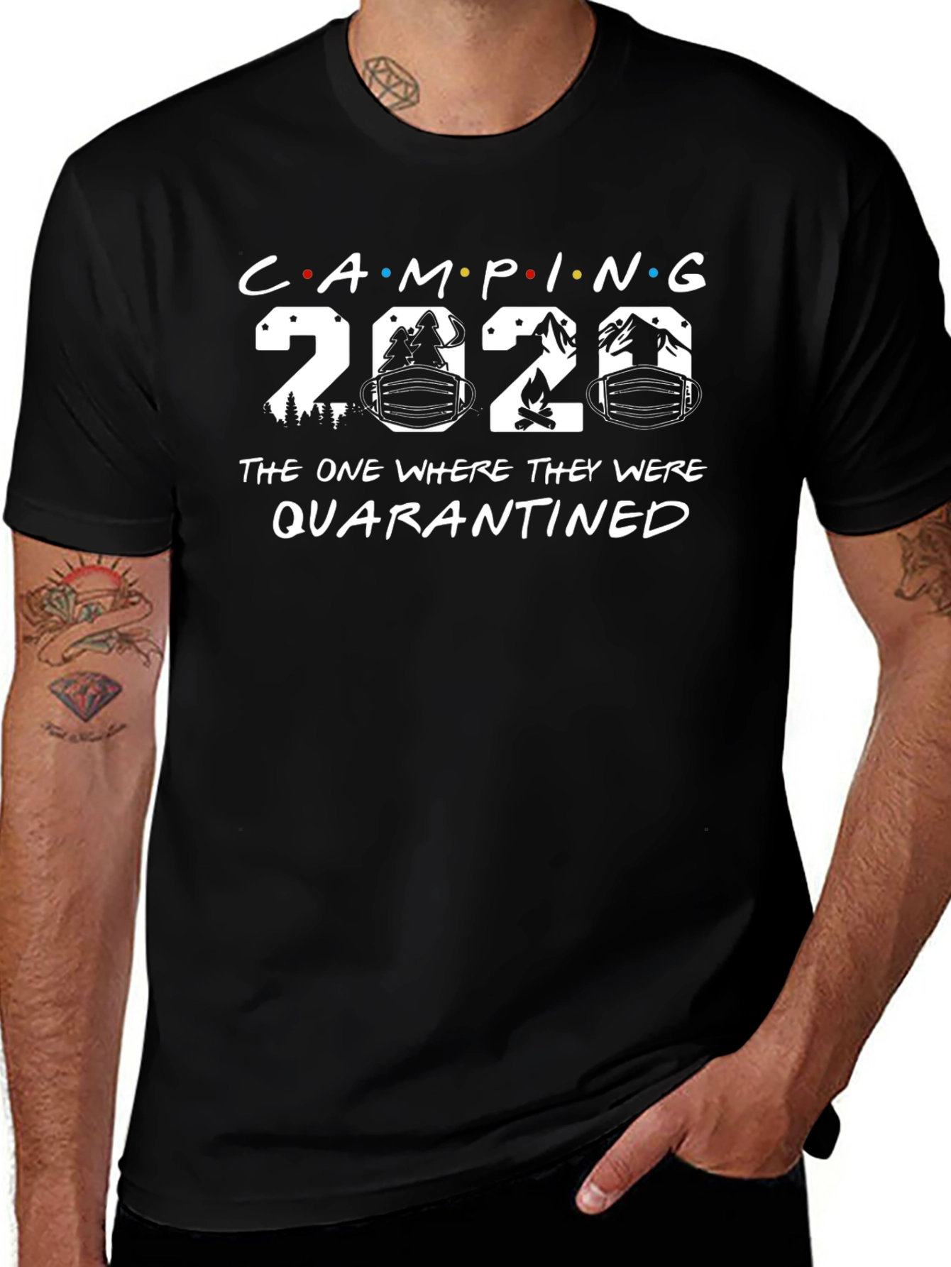 Camping 2020 Quarantined T-Shirt