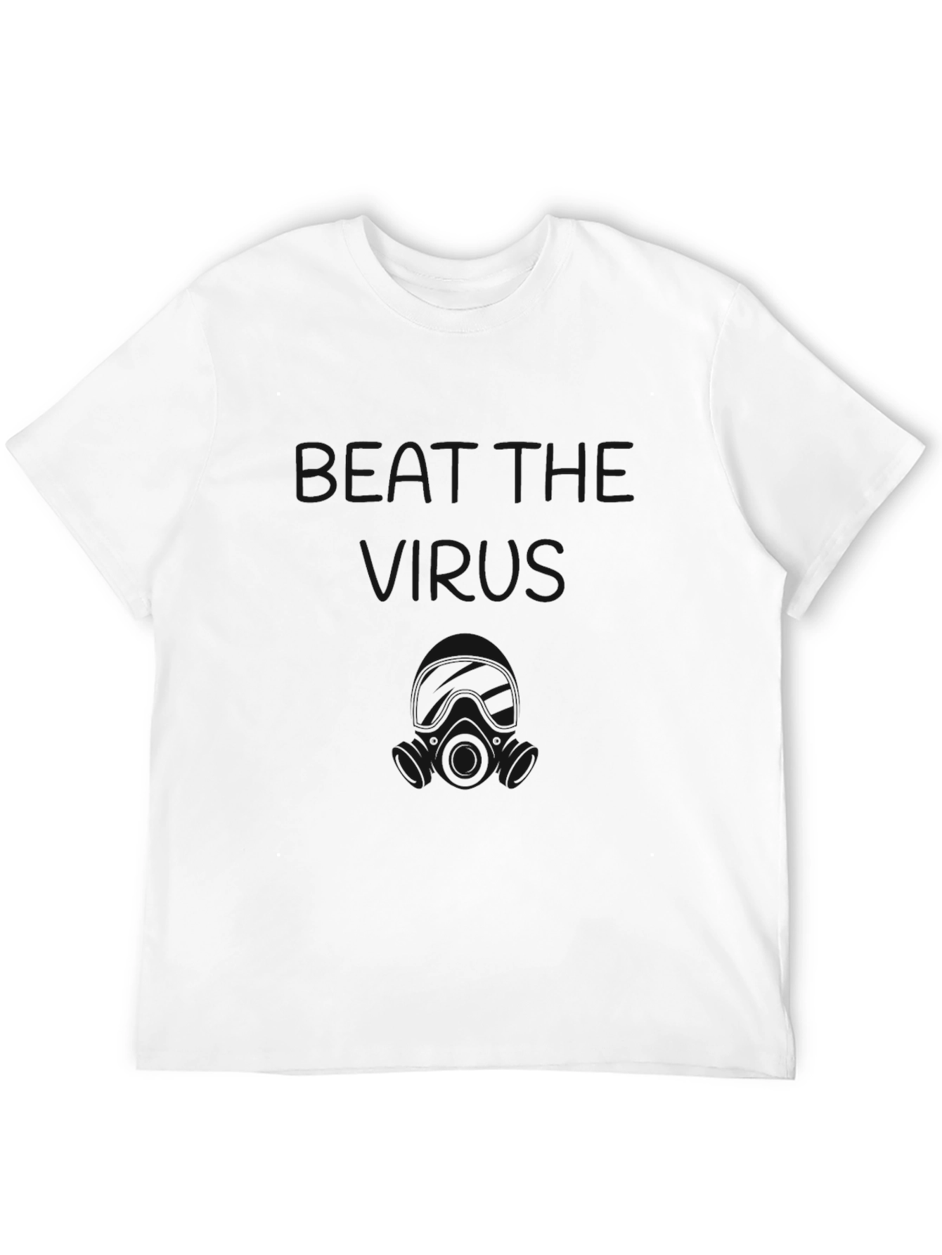 Mens Solid Black Short Sleeve T-Shirt
