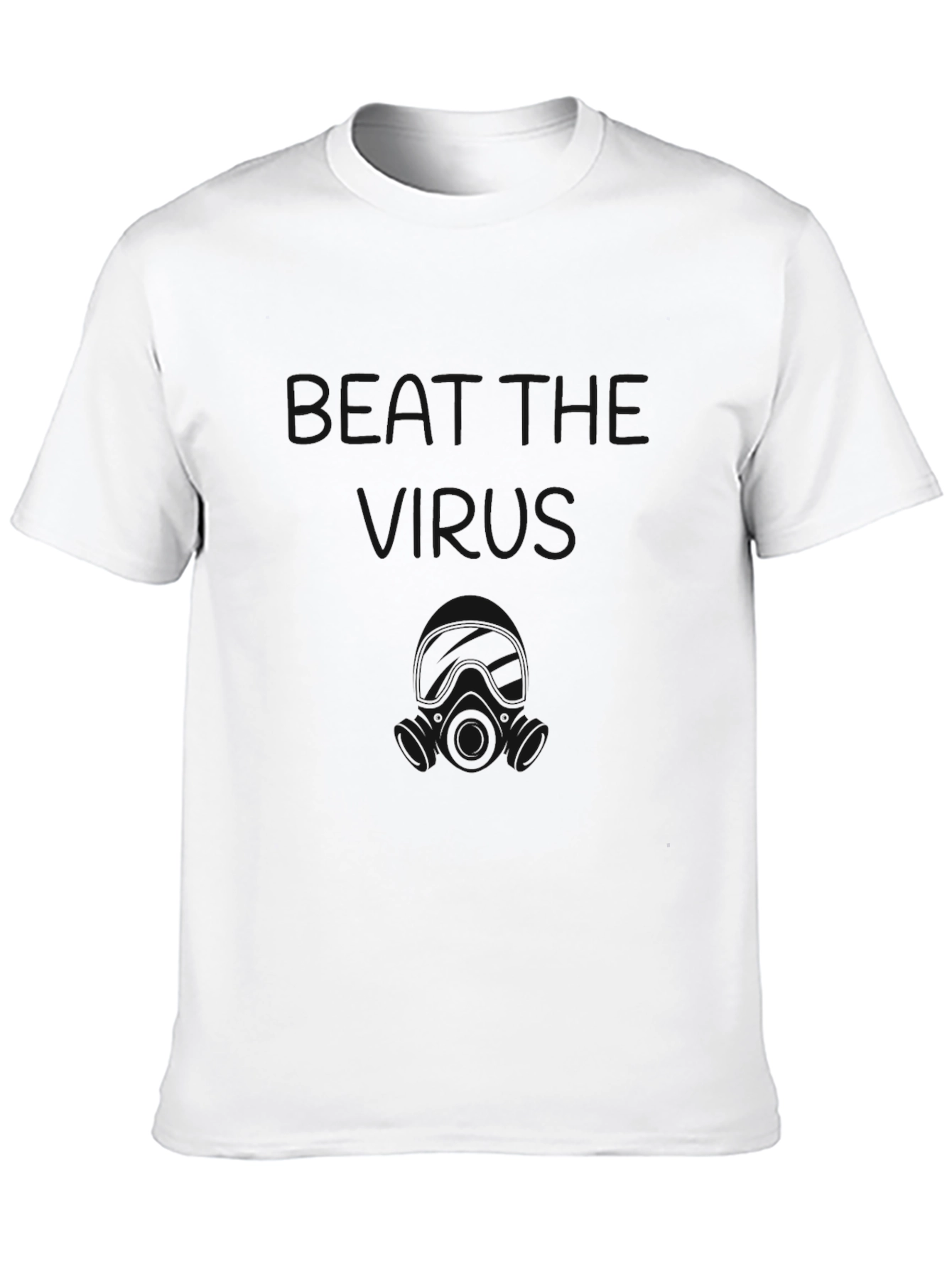Mens Solid Black Short Sleeve T-Shirt