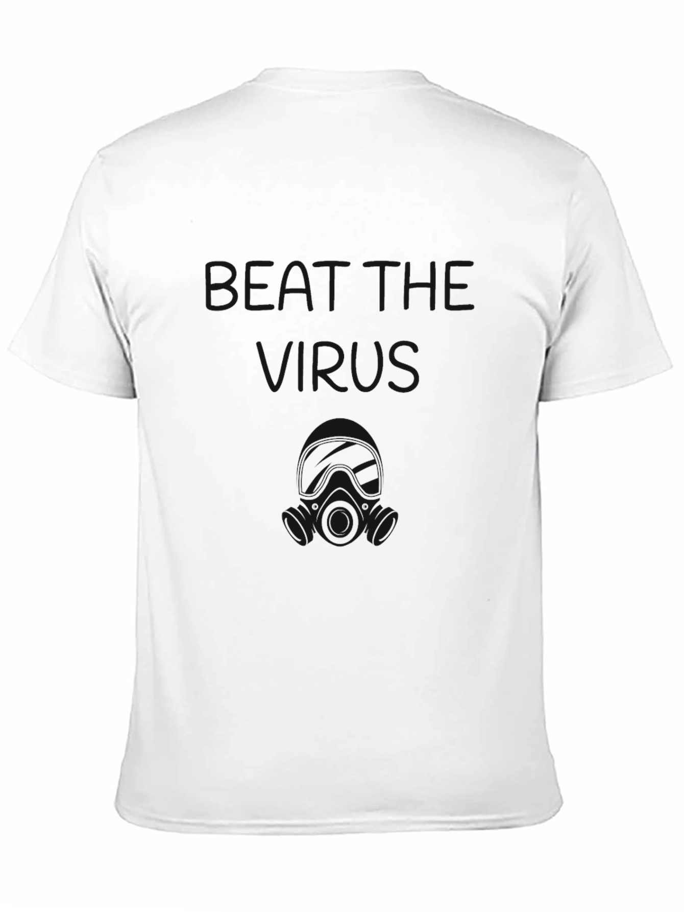 Mens Solid Black Short Sleeve T-Shirt