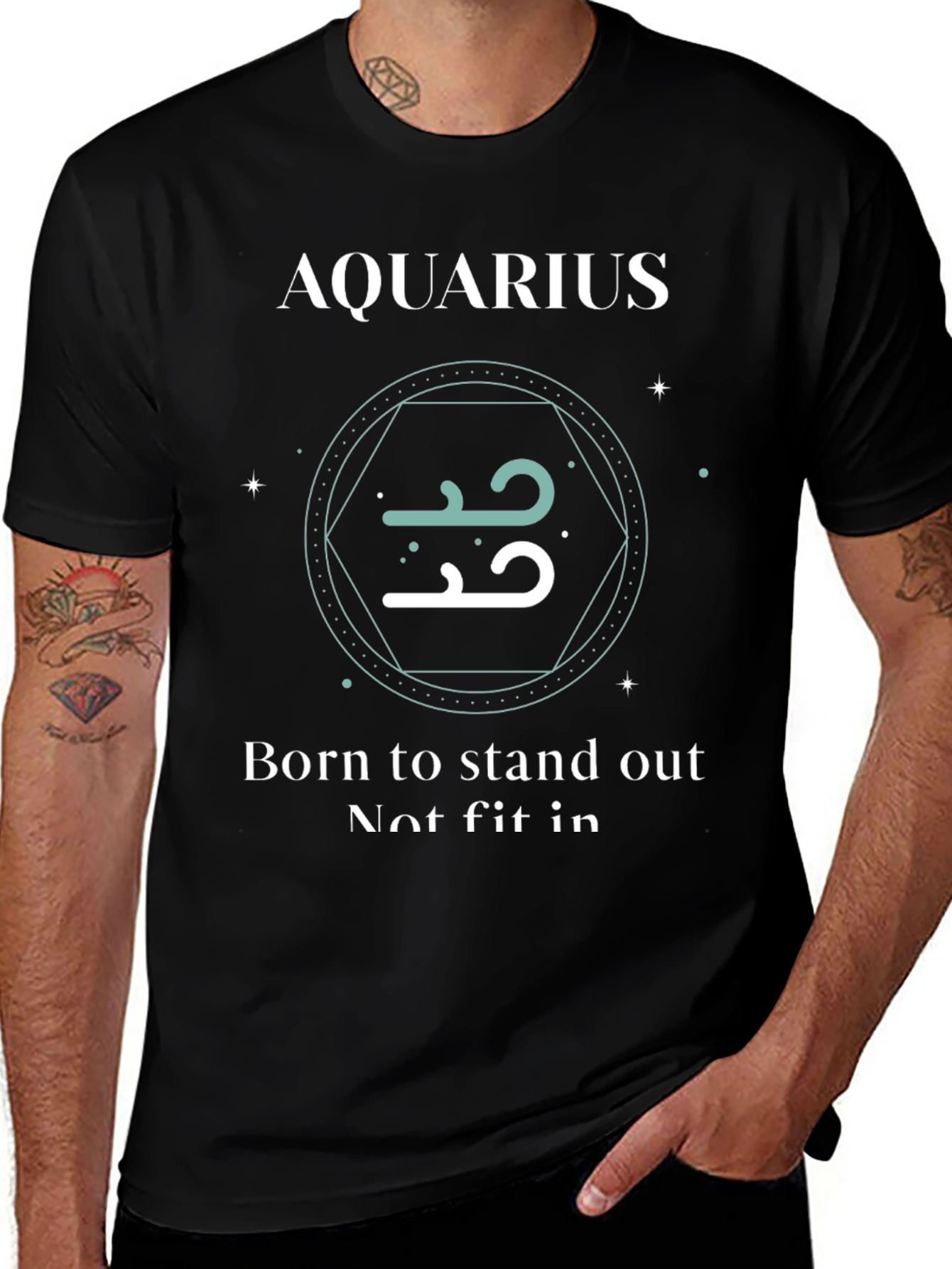 Aquarius Zodiac Sign T-Shirt - Stand Out Style