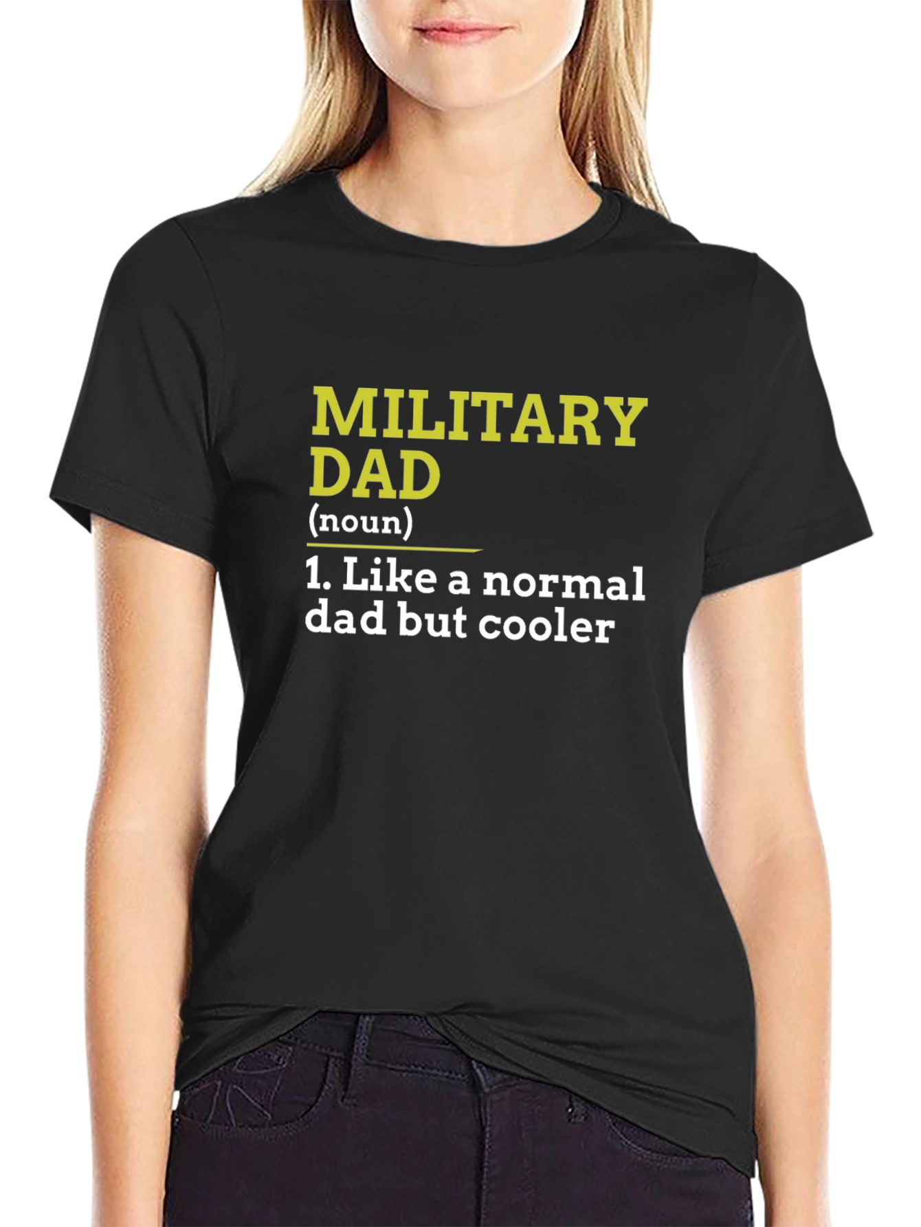 Military Dad Definition T-Shirt - Fathers Day Gift