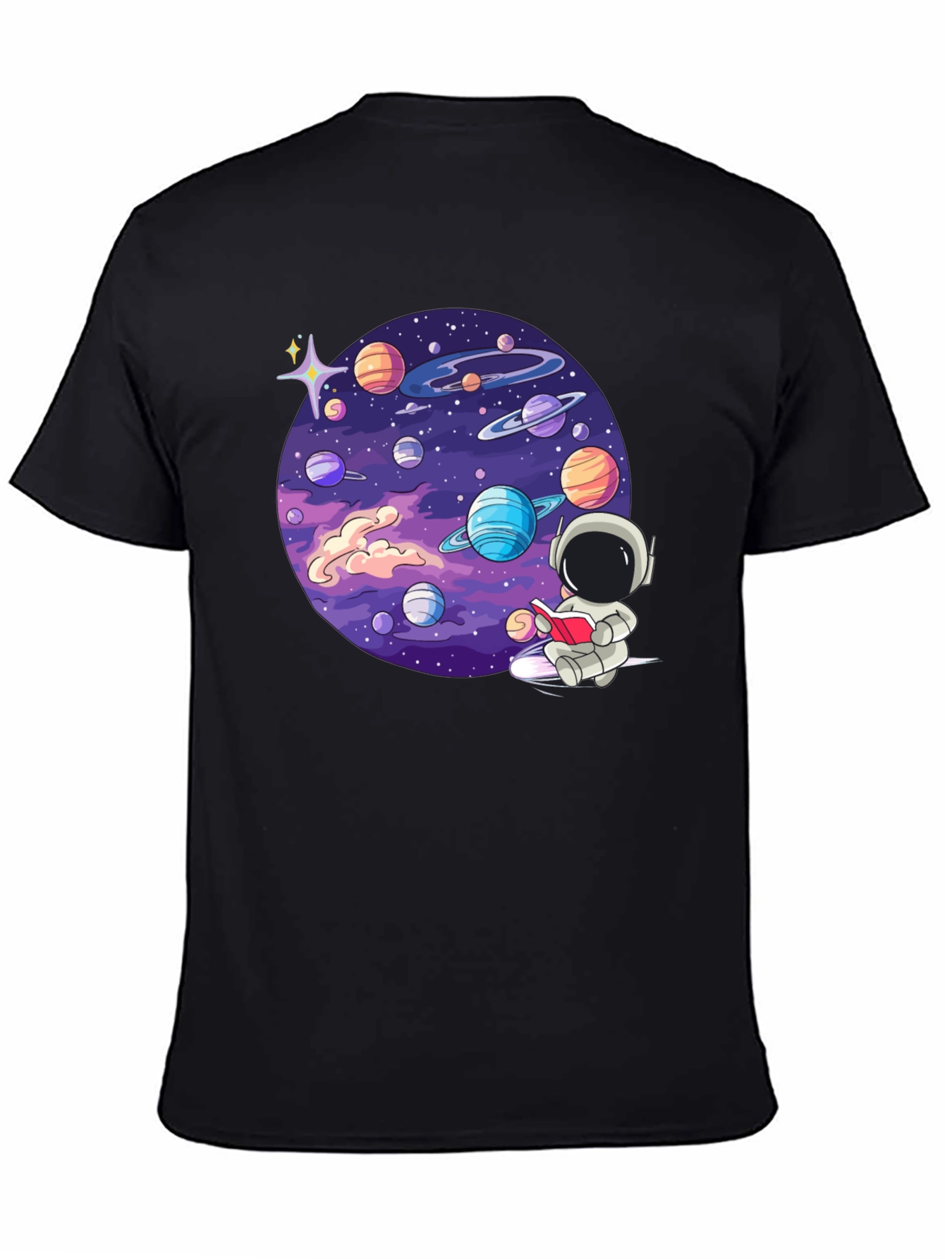 Astronaut Galaxy Graphic T-Shirt