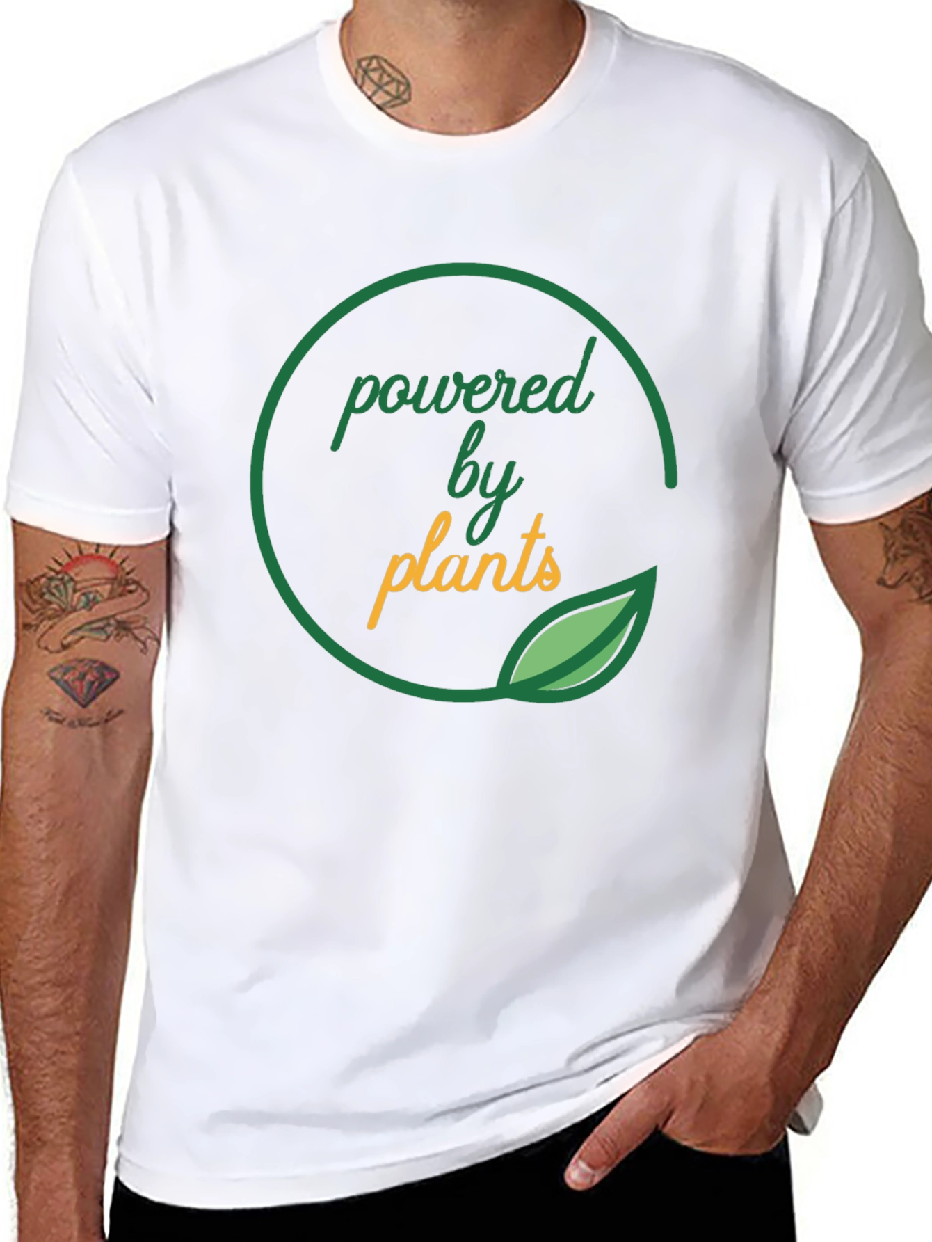 Powered by Plants Graphic Tee - Vegan T-Shirt