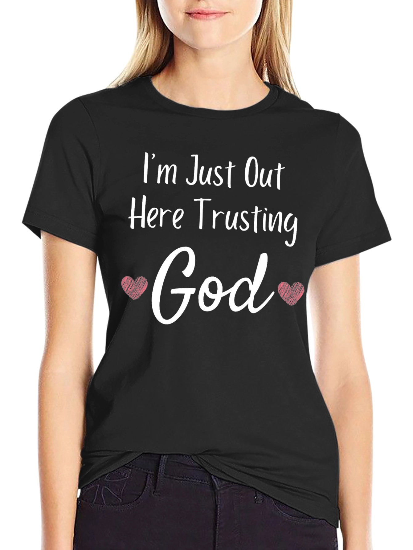 Trusting God T-Shirt - Black