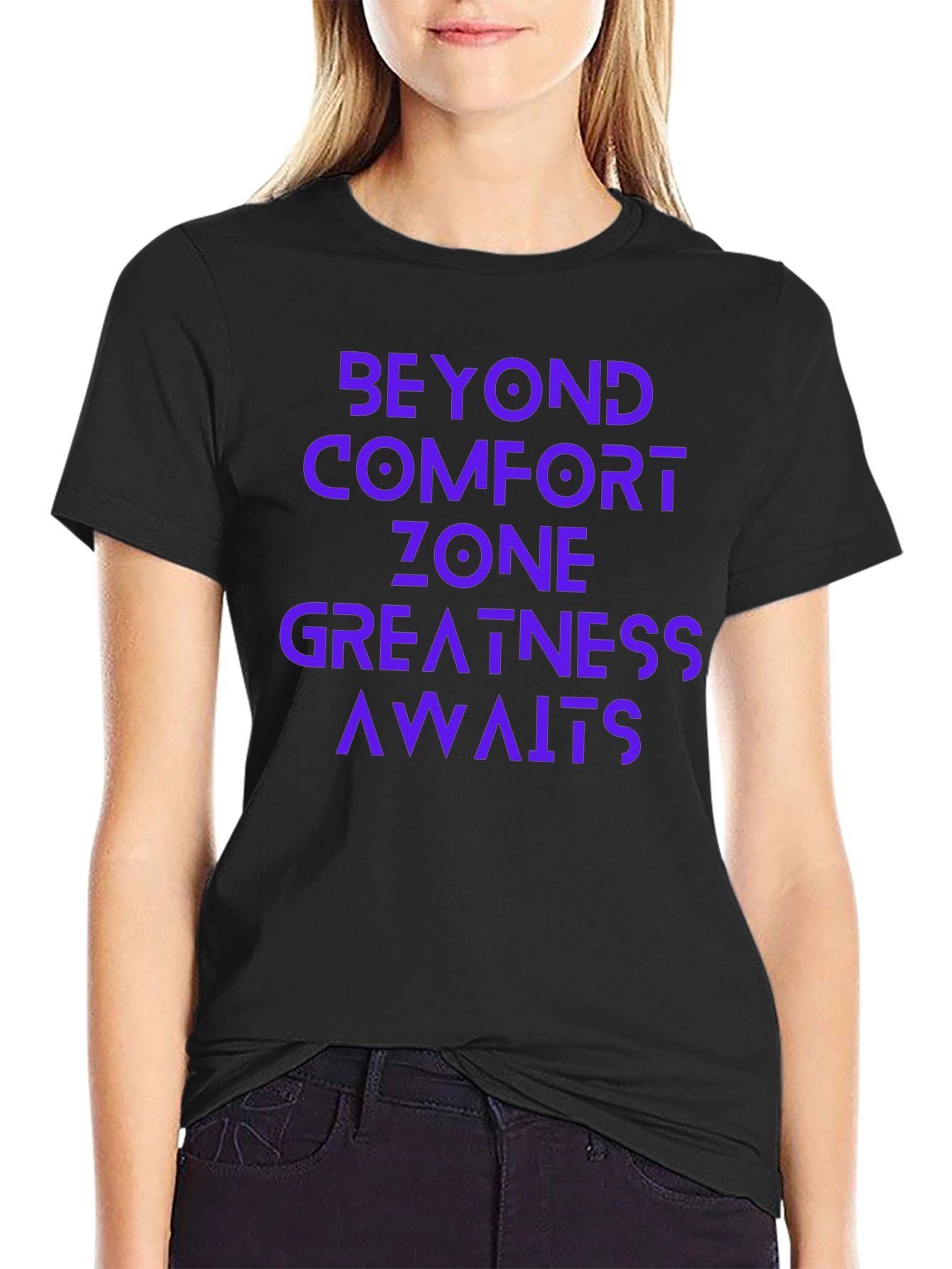 Motivational Graphic Tee - Beyond Comfort Zone