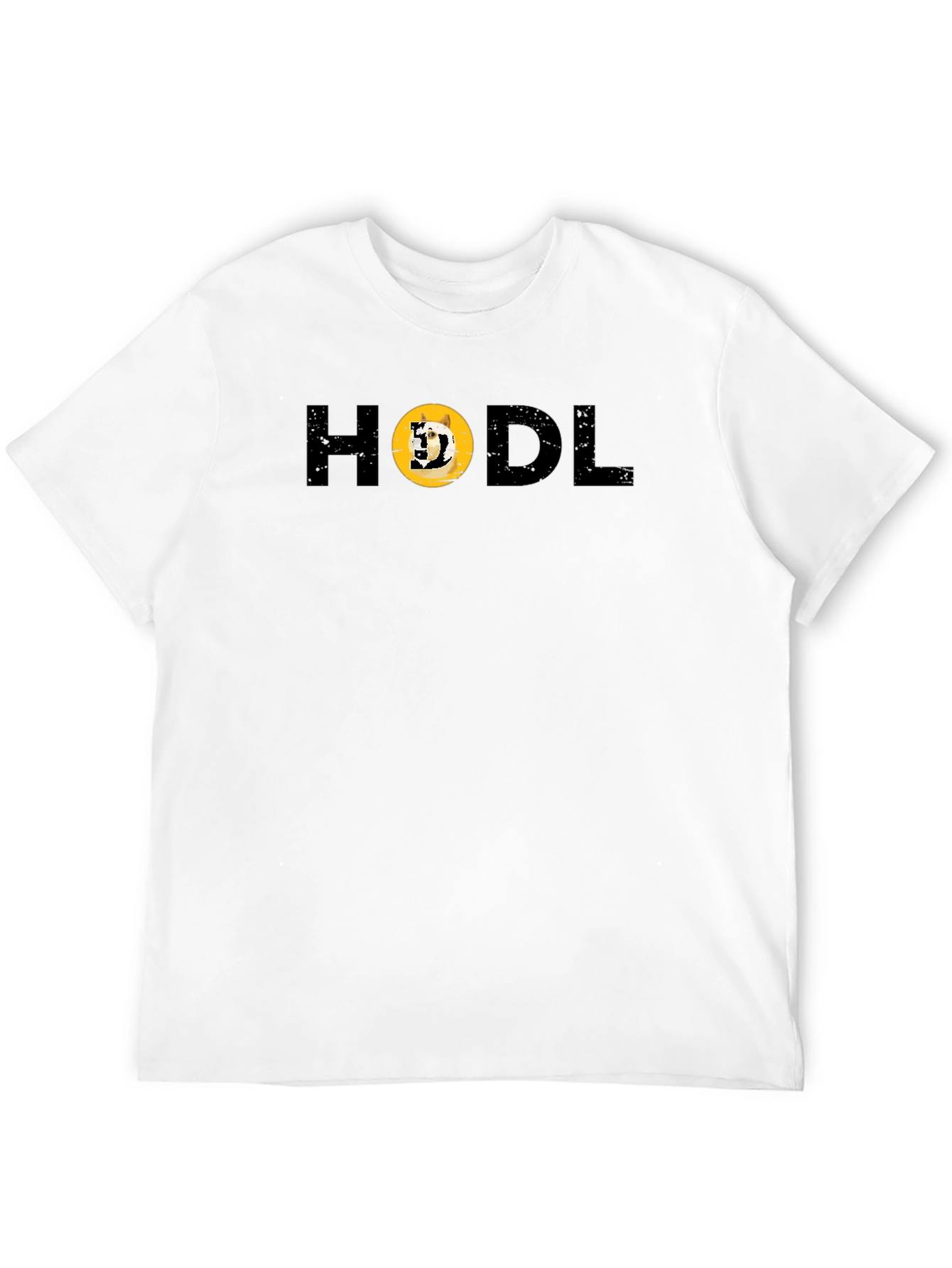HODL Doge Crypto Black T-Shirt