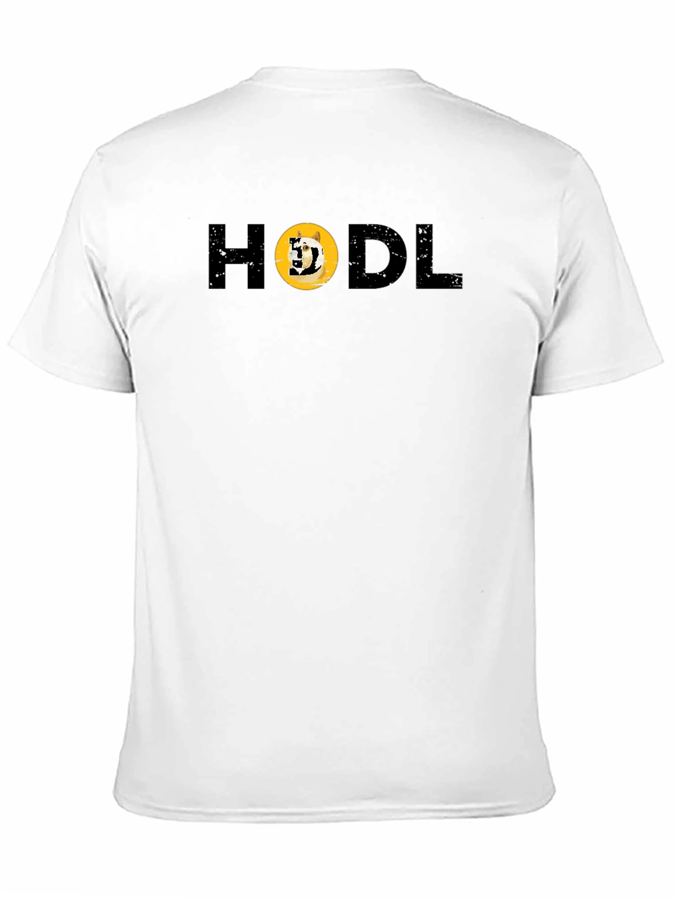 HODL Doge Crypto Black T-Shirt