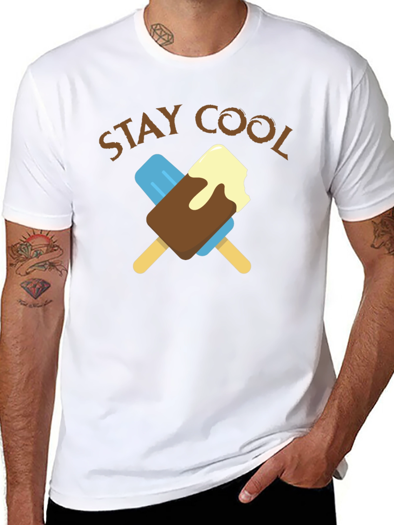 Stay Cool Popsicle T-Shirt - Casual Summer Style