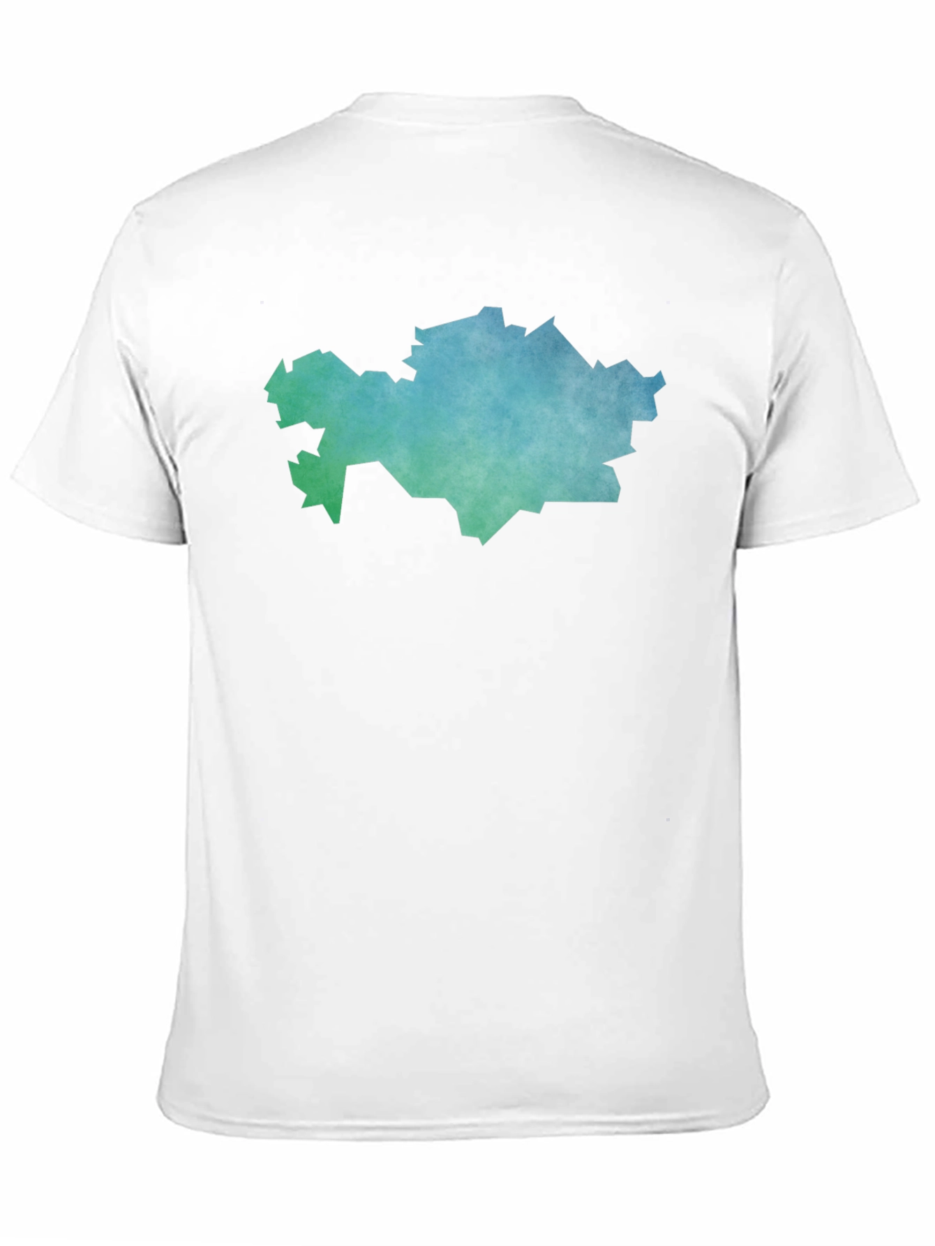 Kazakhstan Map T-Shirt - Black Cotton Tee