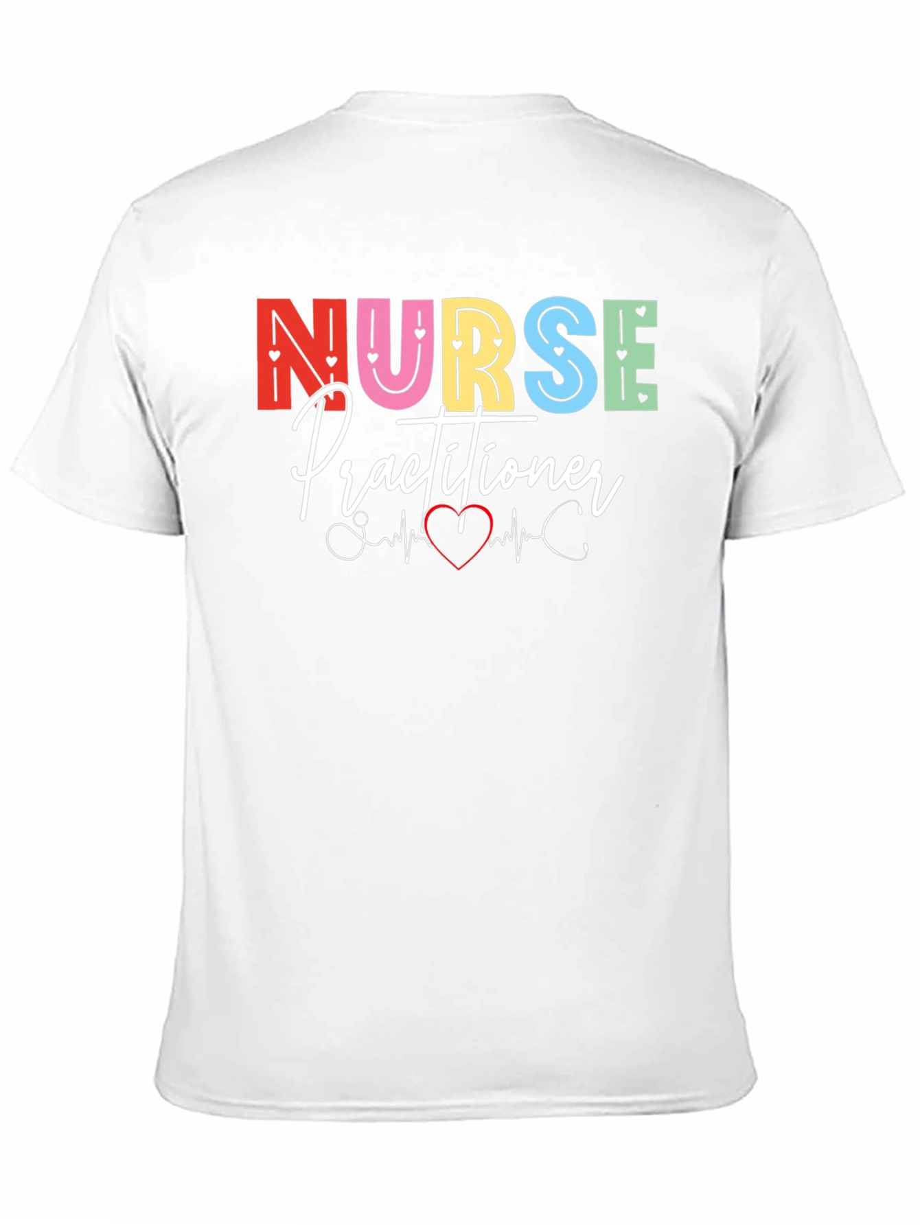 Nurse Practitioner Heartbeat Graphic Tee