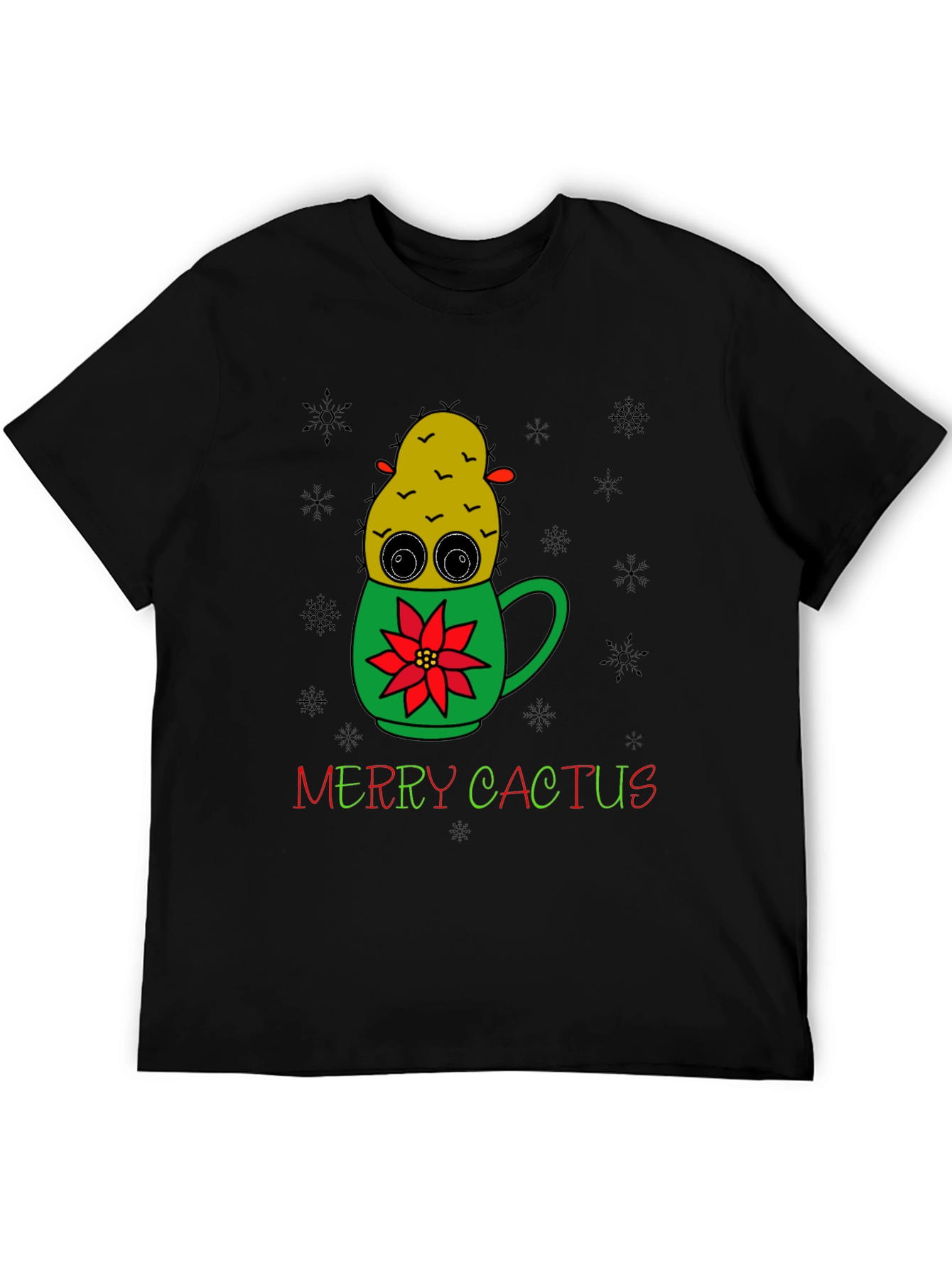 Merry Cactus Christmas T-Shirt