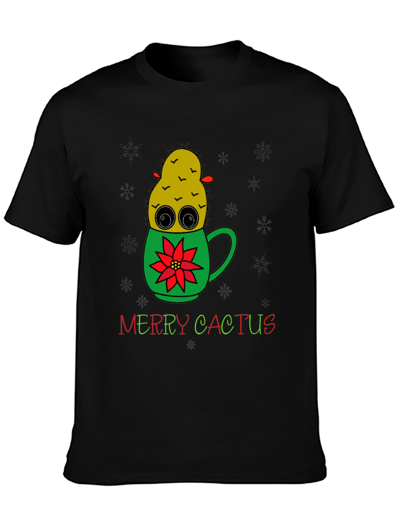 Merry Cactus Christmas T-Shirt