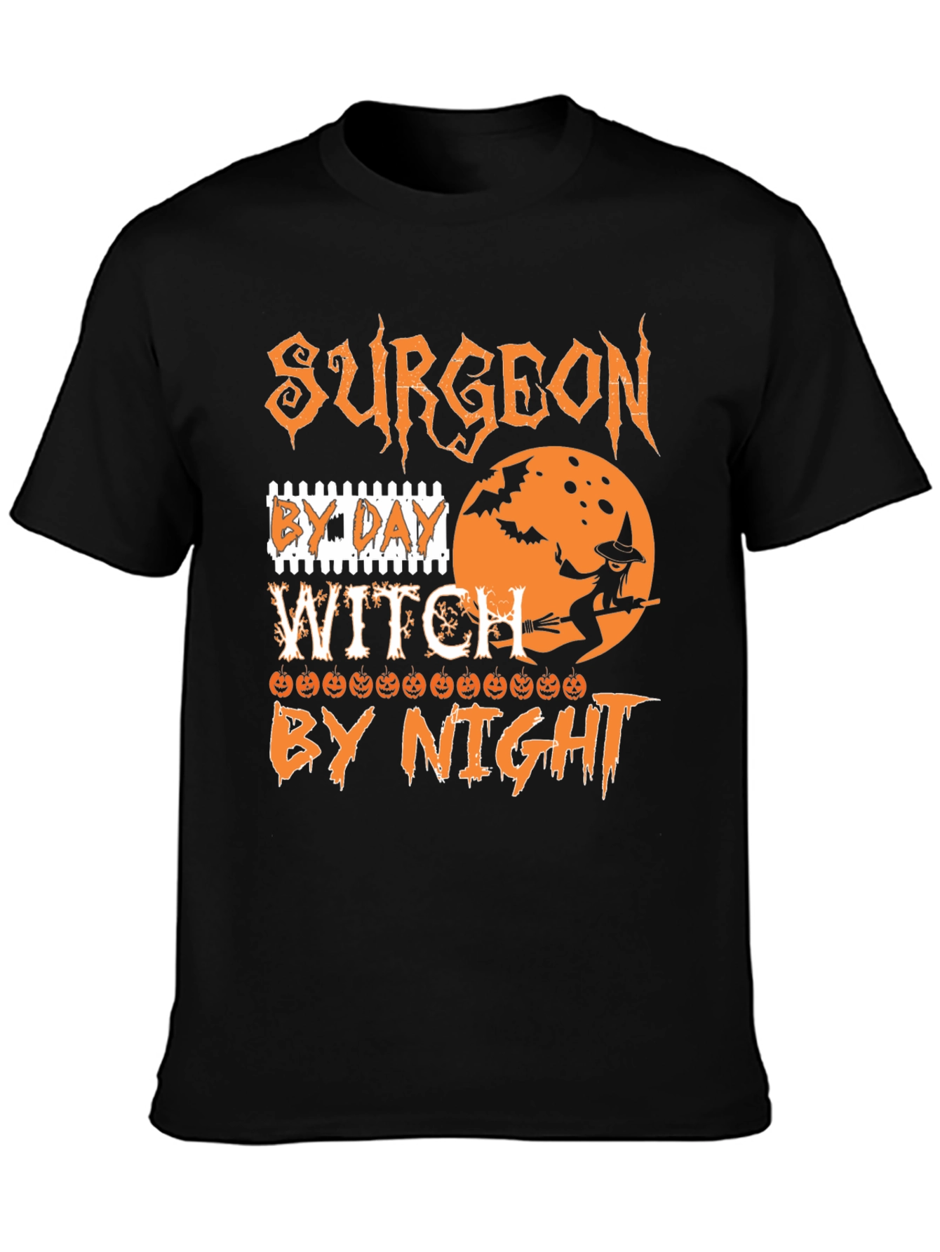 Surgeon By Day Witch By Night Halloween T-Shirt
