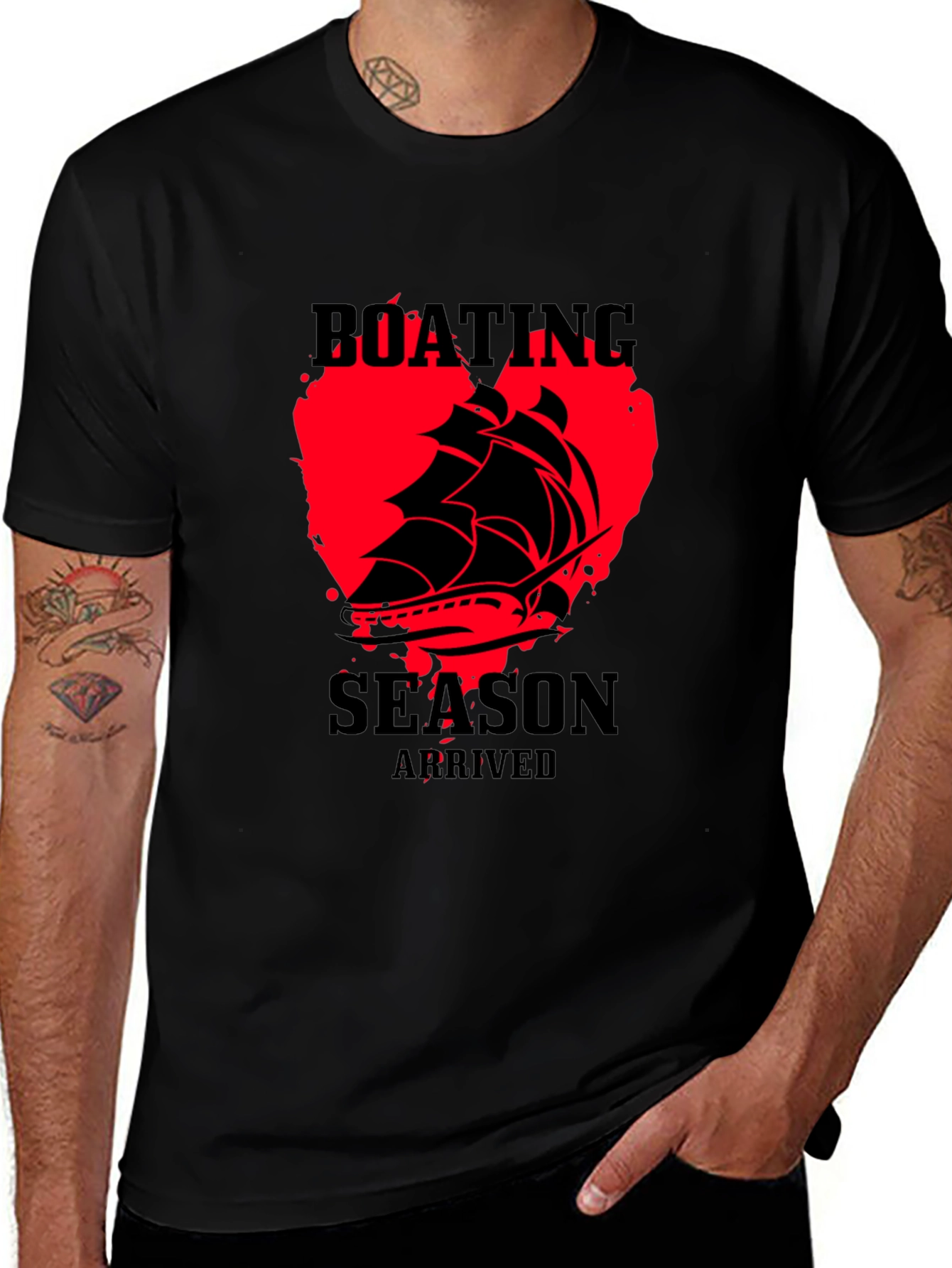 Boating Season T-Shirt - Classic Crew Neck Tee