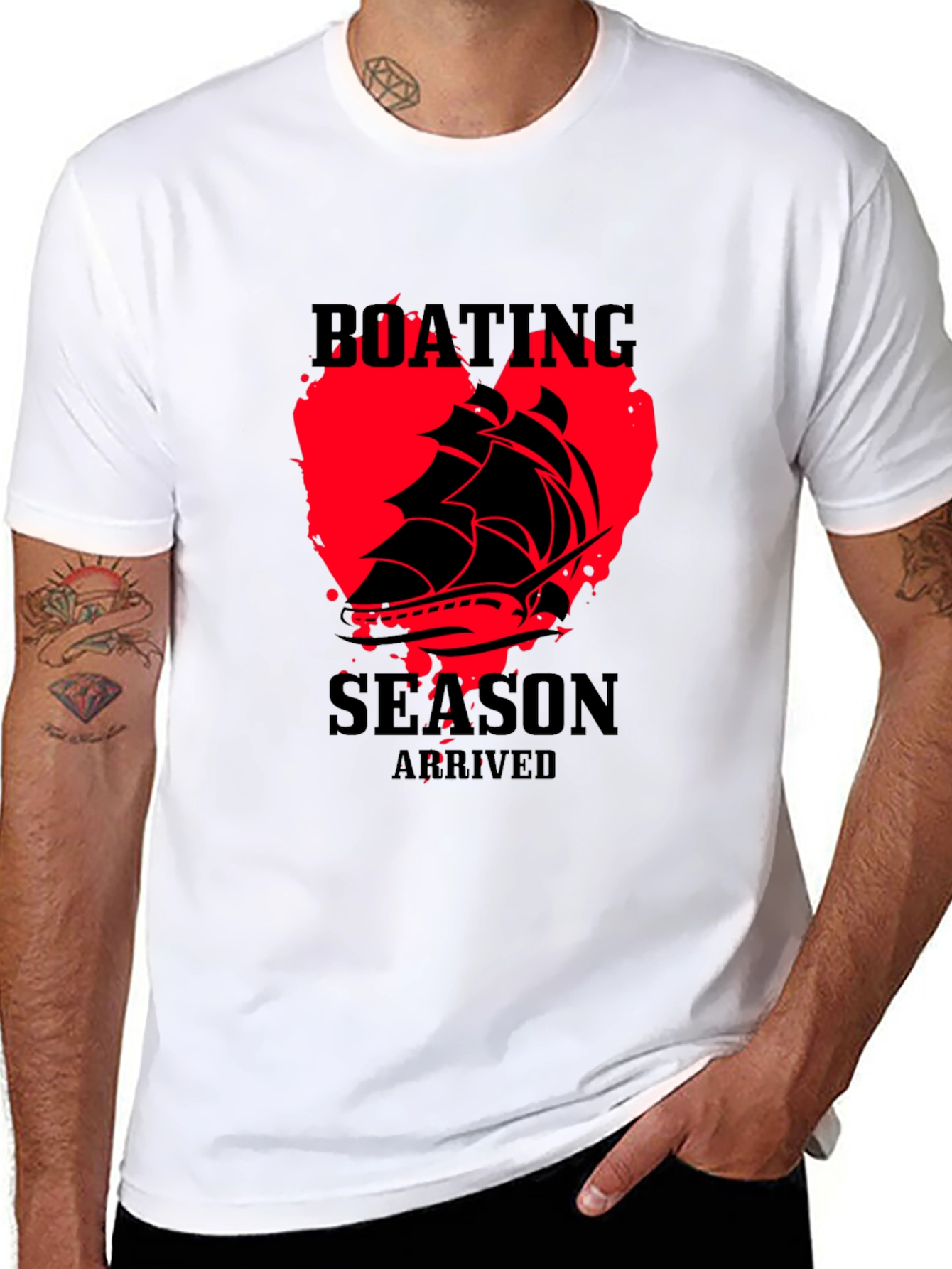 Boating Season T-Shirt - Classic Crew Neck Tee