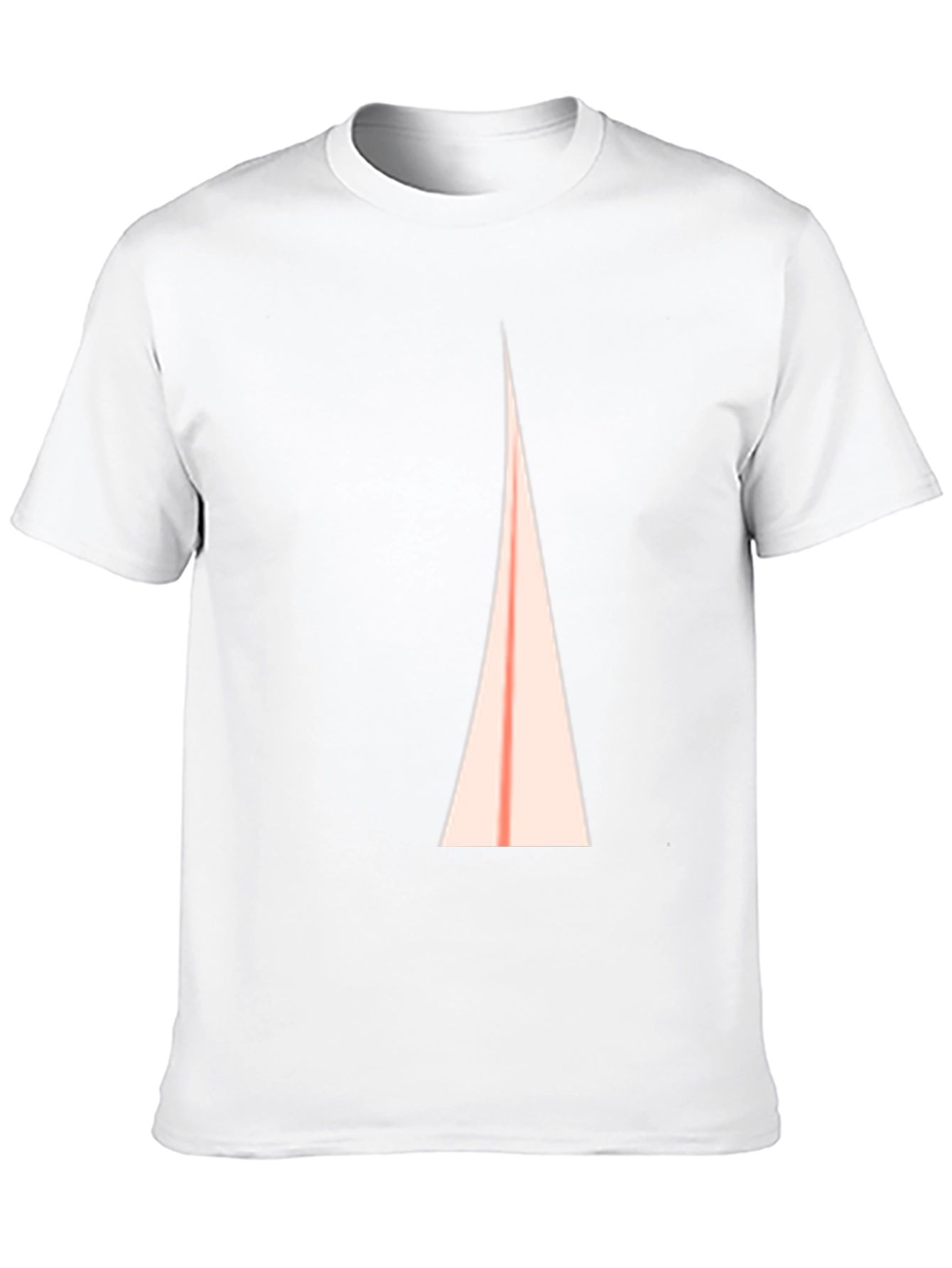 Abstract Triangle Graphic Tee - Modern Casual Shirt