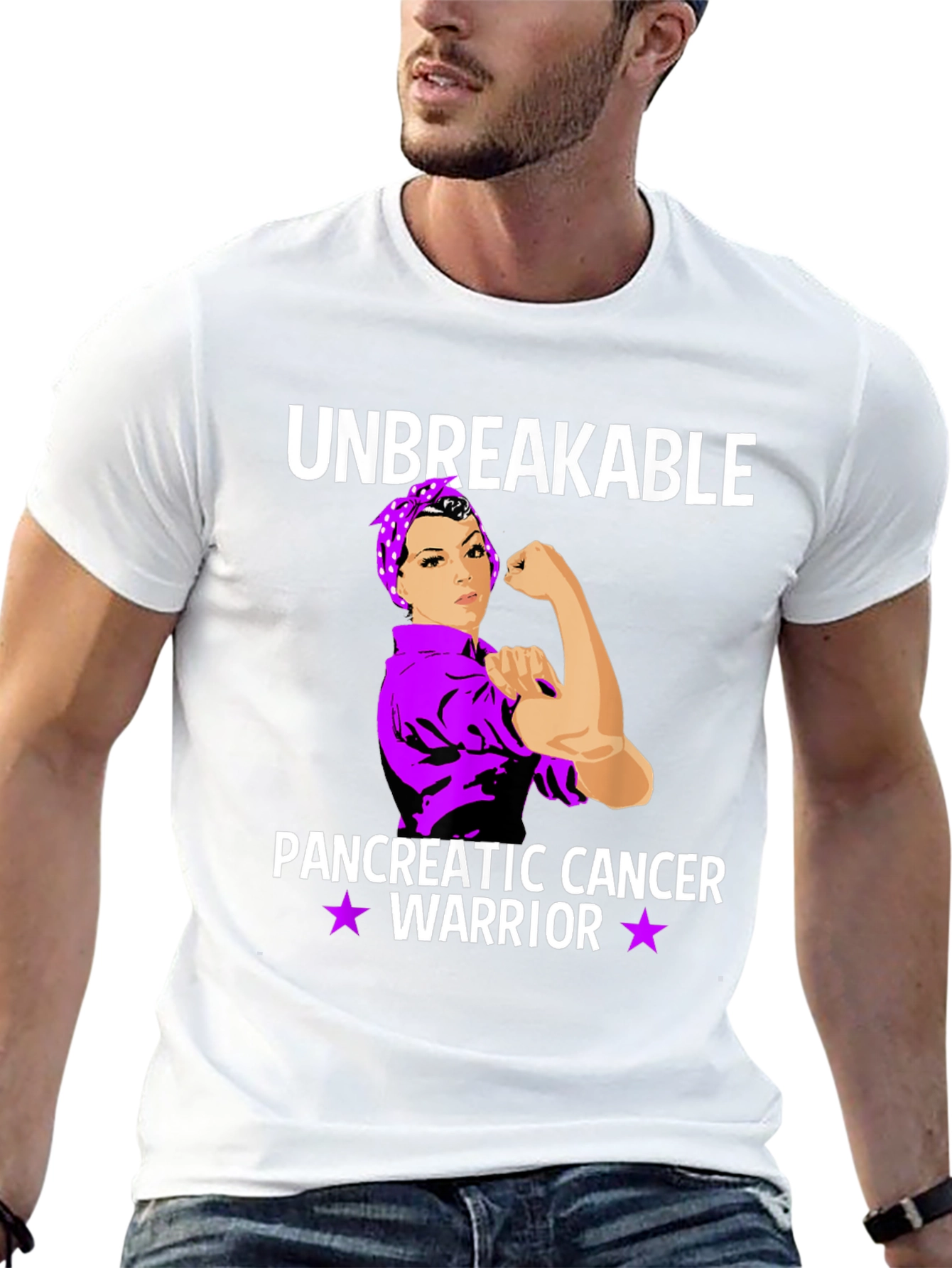 Unbreakable Pancreatic Cancer Warrior T-Shirt