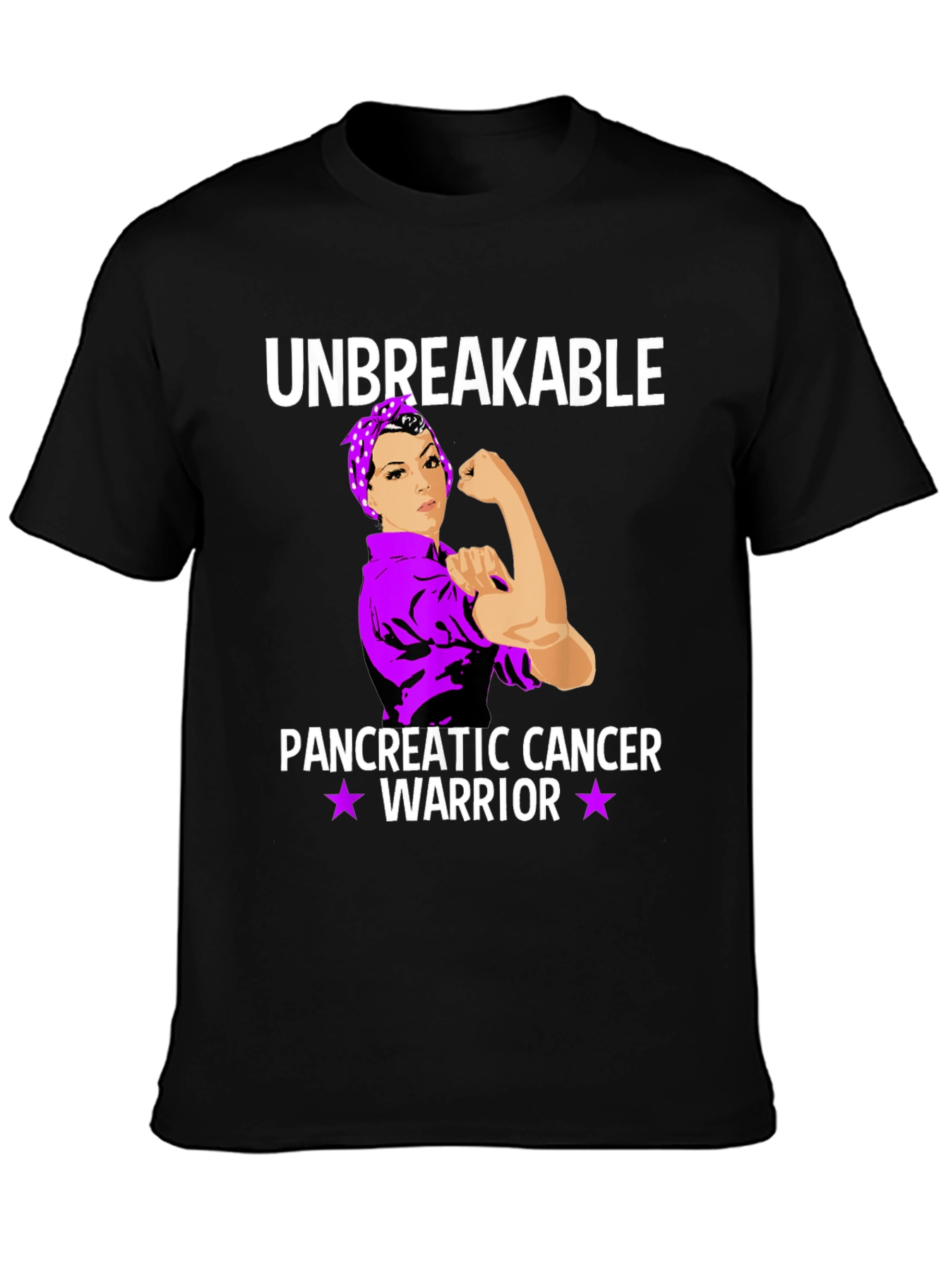 Unbreakable Pancreatic Cancer Warrior T-Shirt
