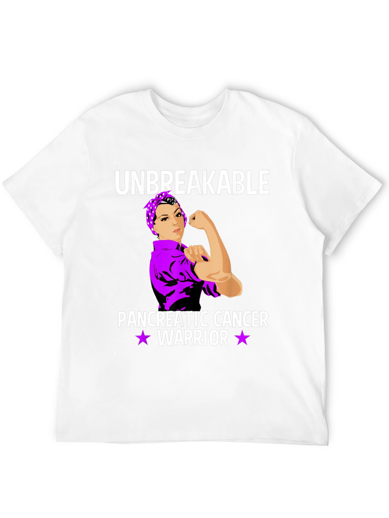 Unbreakable Pancreatic Cancer Warrior T-Shirt