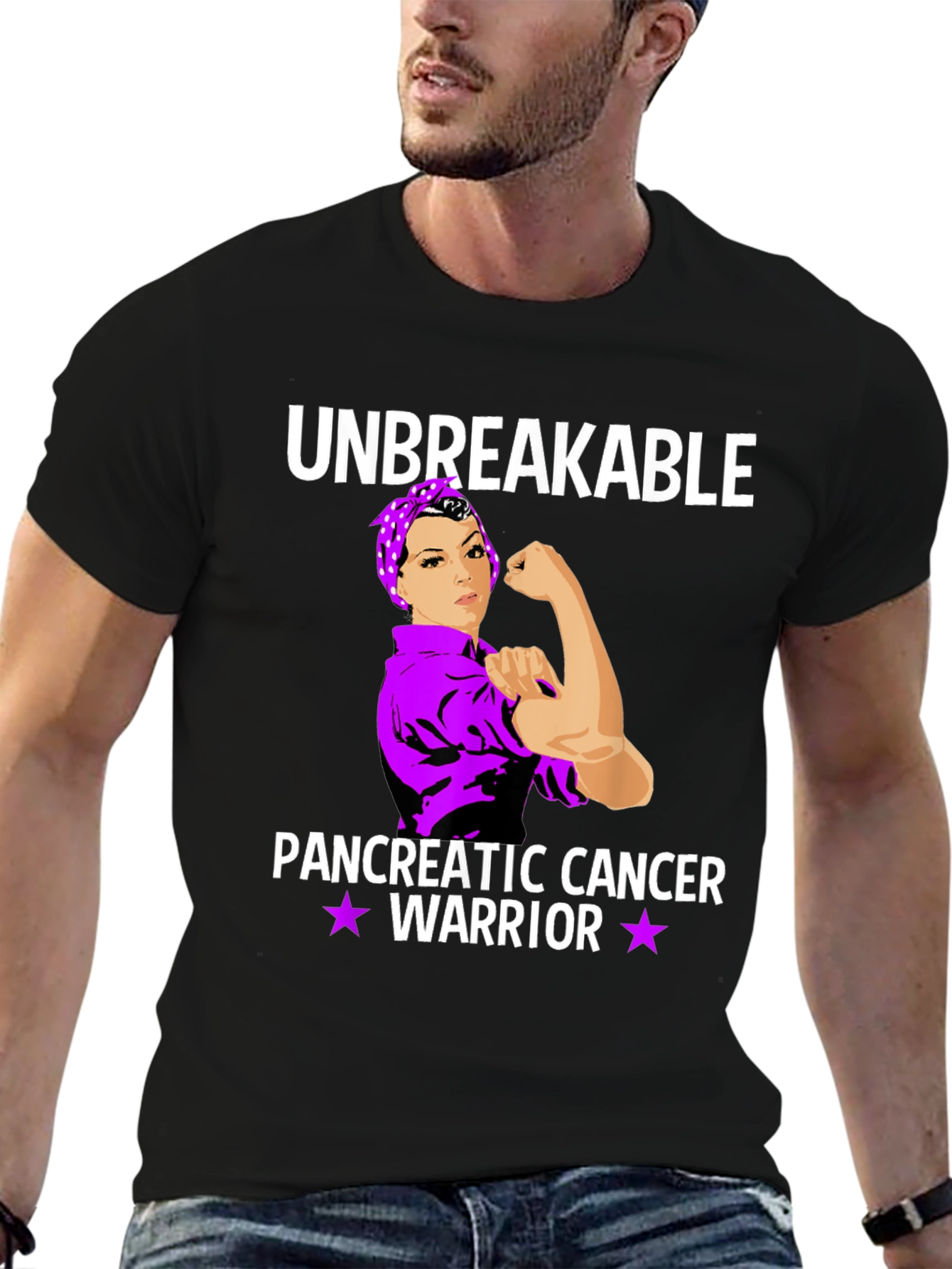 Unbreakable Pancreatic Cancer Warrior T-Shirt