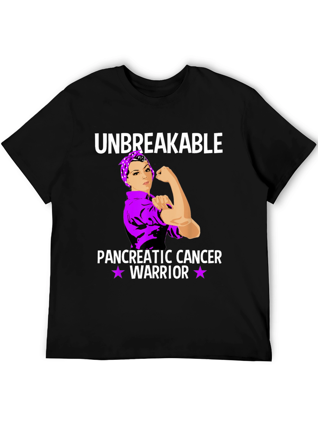 Unbreakable Pancreatic Cancer Warrior T-Shirt
