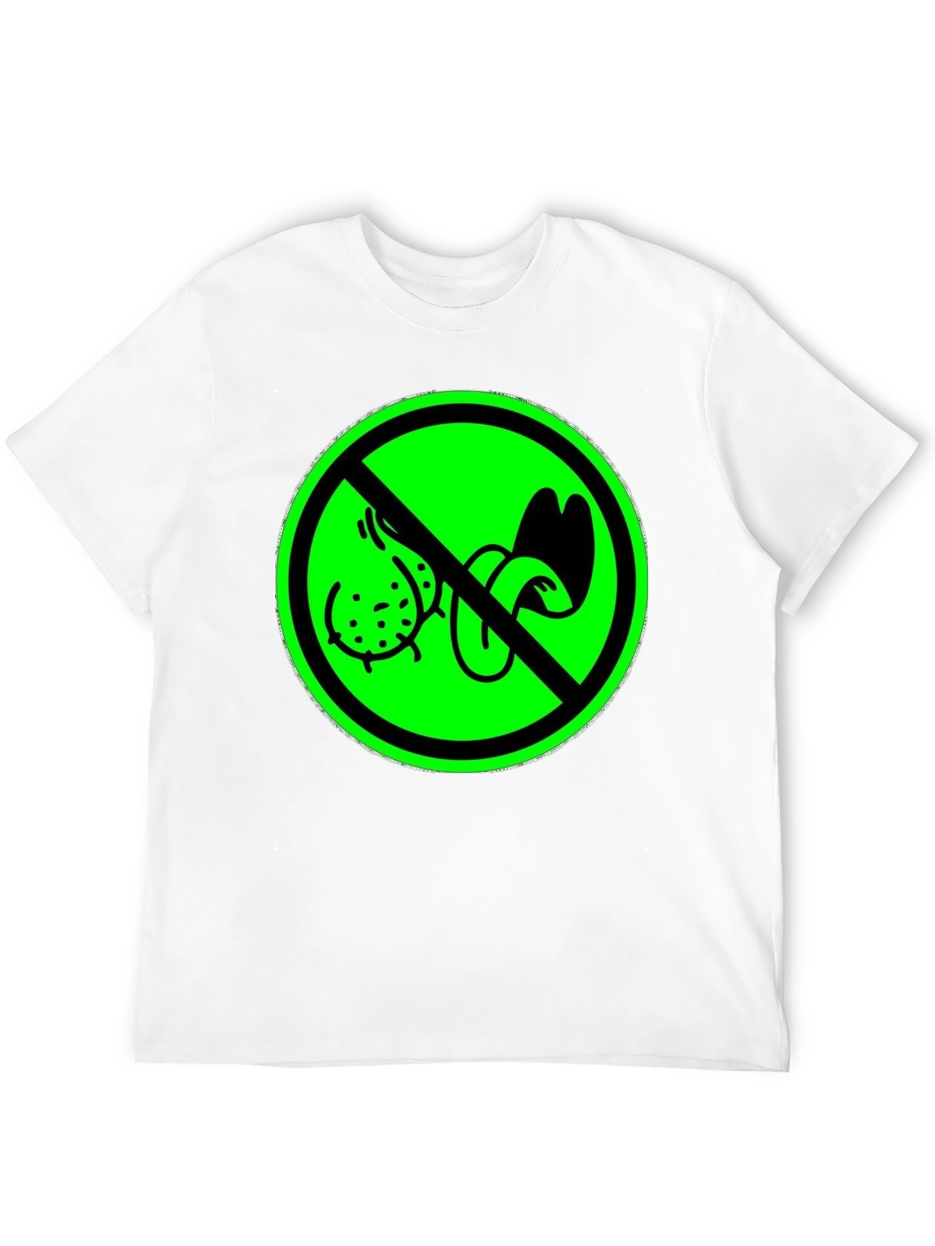 Funny Prohibit Balls T-Shirt - Adult Humor