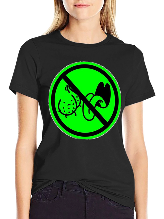 Funny Prohibit Balls T-Shirt - Adult Humor