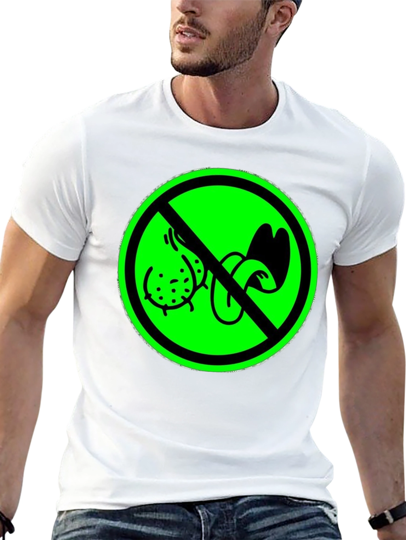 Funny Prohibit Balls T-Shirt - Adult Humor